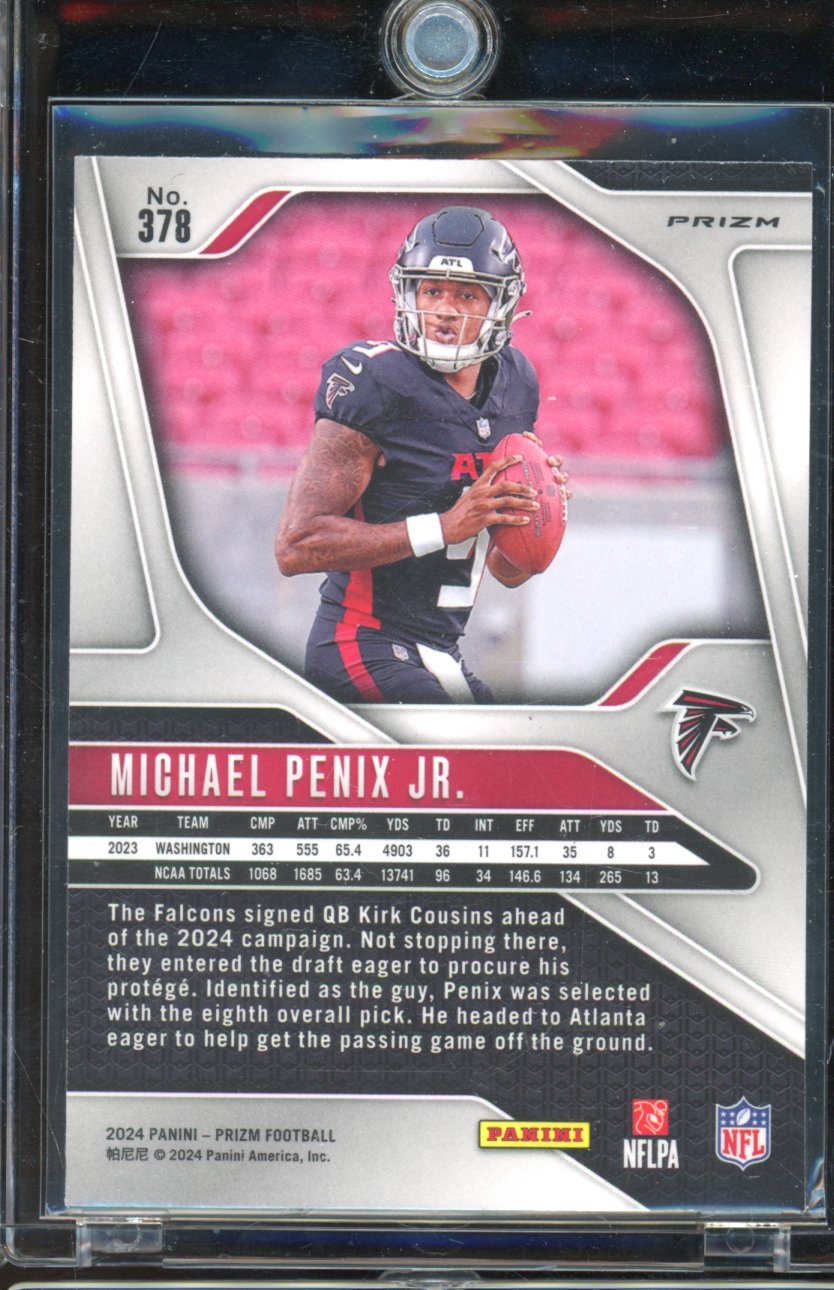 2024 Prizm Michael Penix Jr Silver Rookie