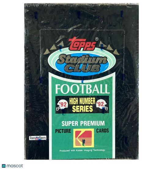1992 Topps Stadium Club Football Hobby Box