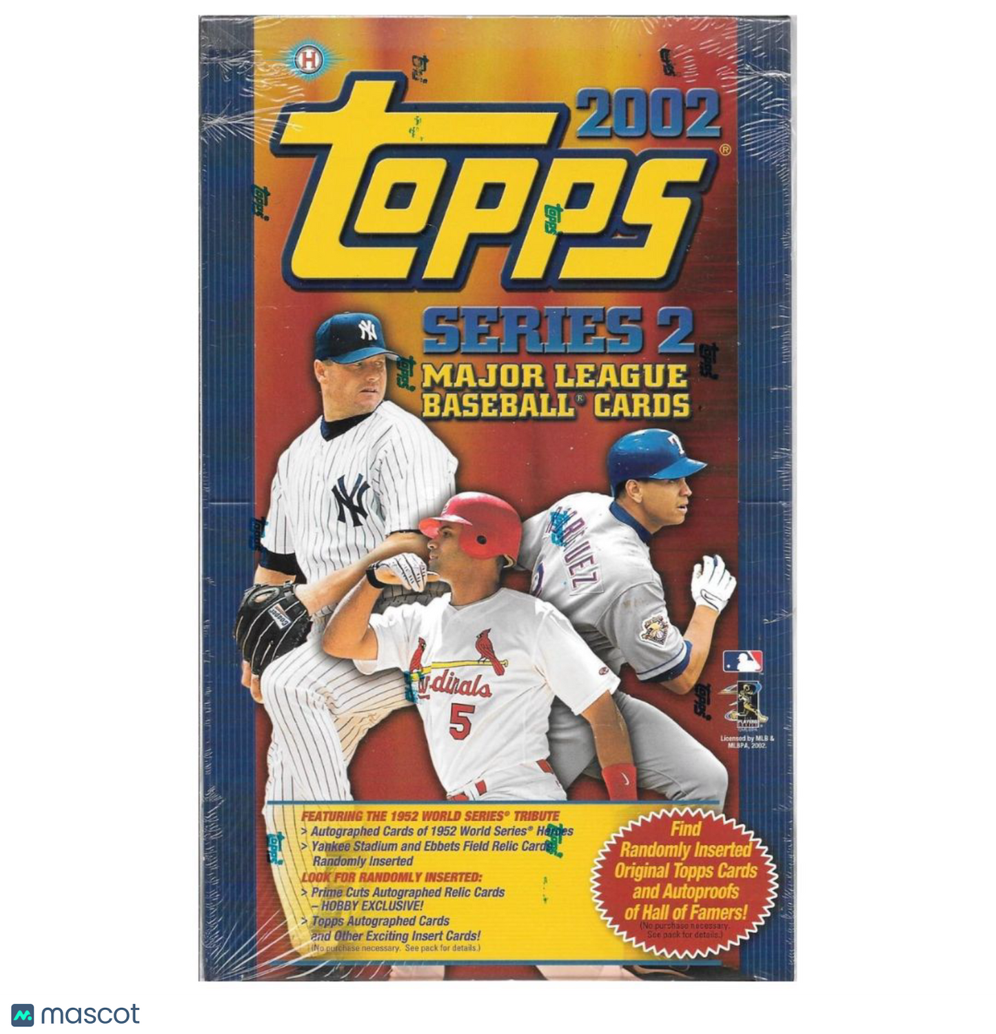 2002 Topps Series 2 Baseball Hobby Box