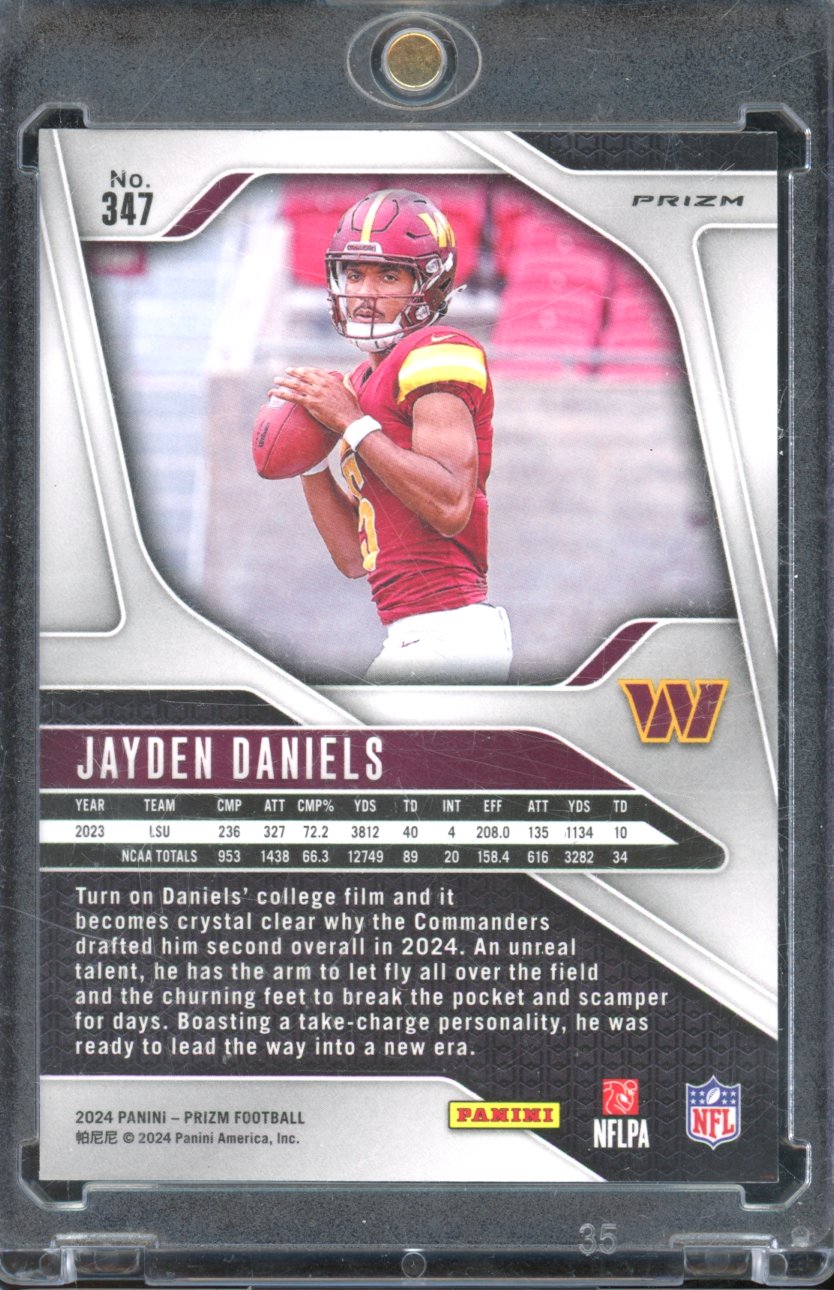 2024 Prizm Jayden Daniels Pink Rookie