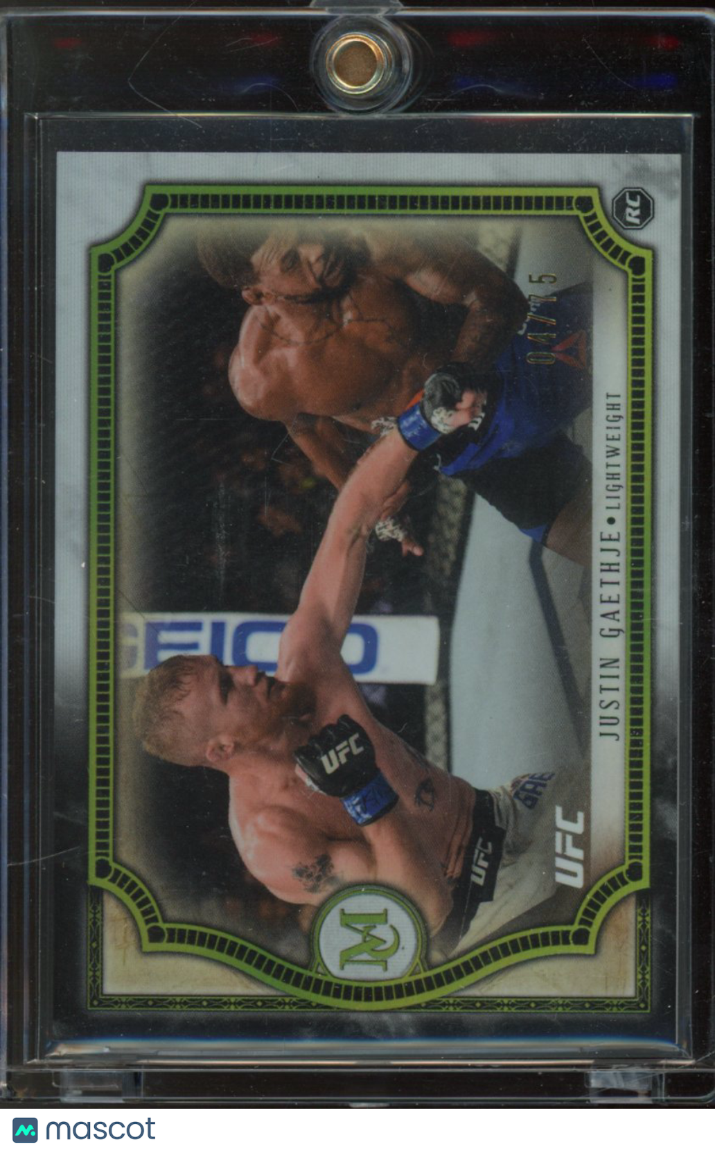 2018 Museum Collection Justin Gaethje Rookie /75