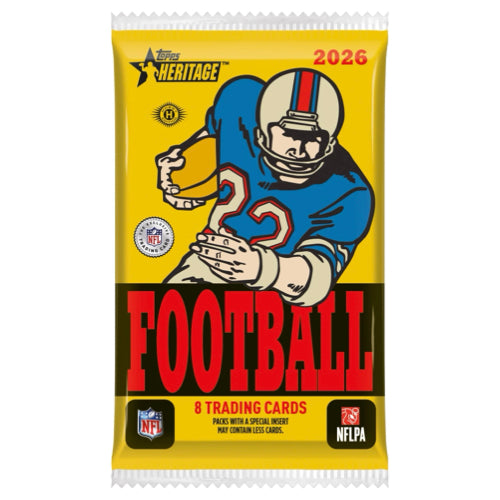 2026 Topps Heritage Football Hobby Pack