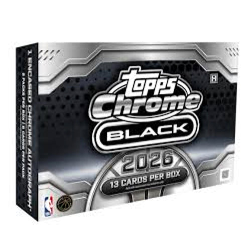 PRE ORDER 2025-26 Topps Chrome Black Basketball Hobby Box