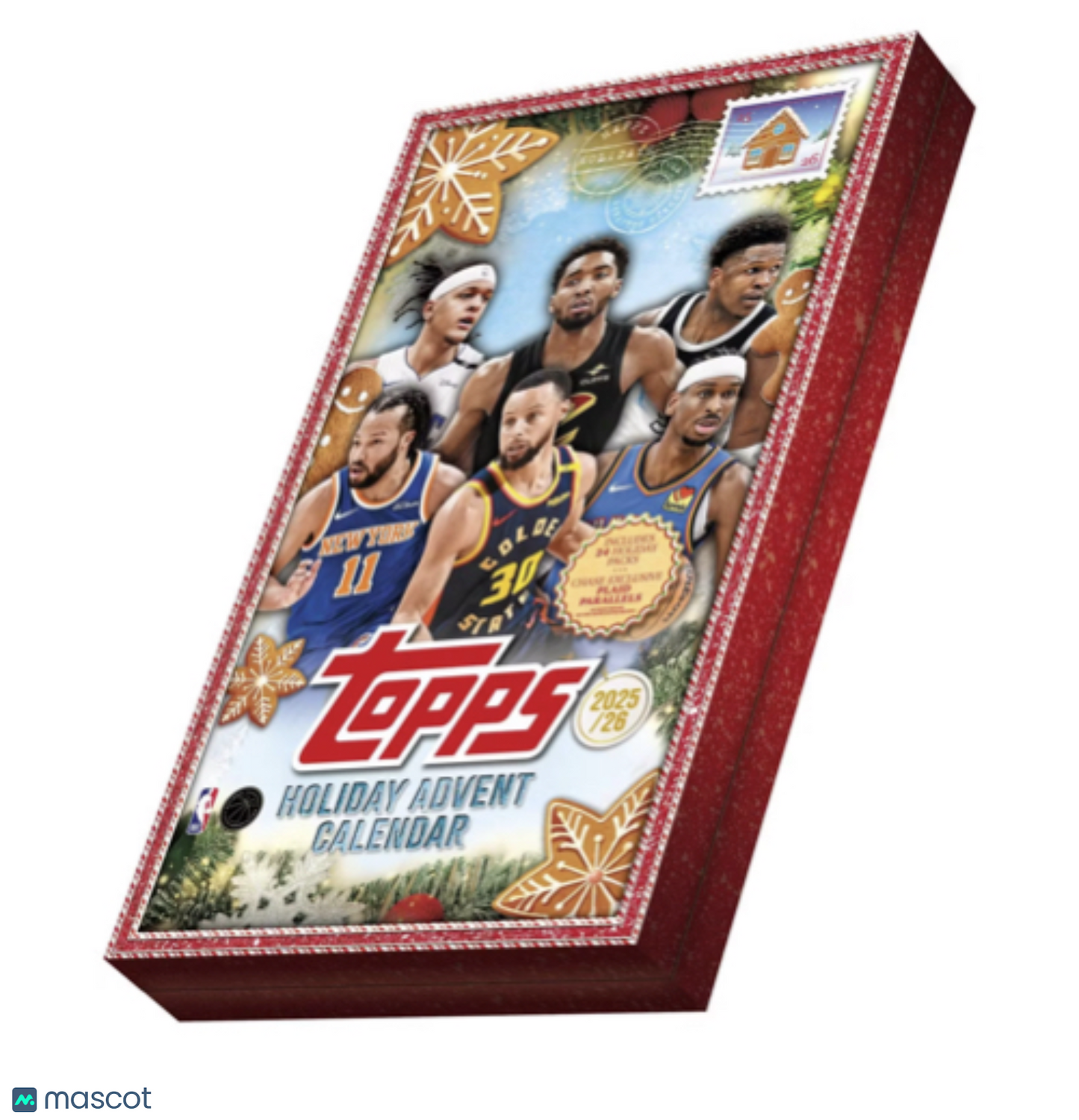2025-26 Topps Holiday Basketball Countdown Calendar