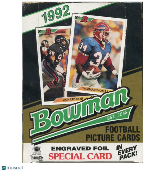 1992 Bowman Football Hobby Box