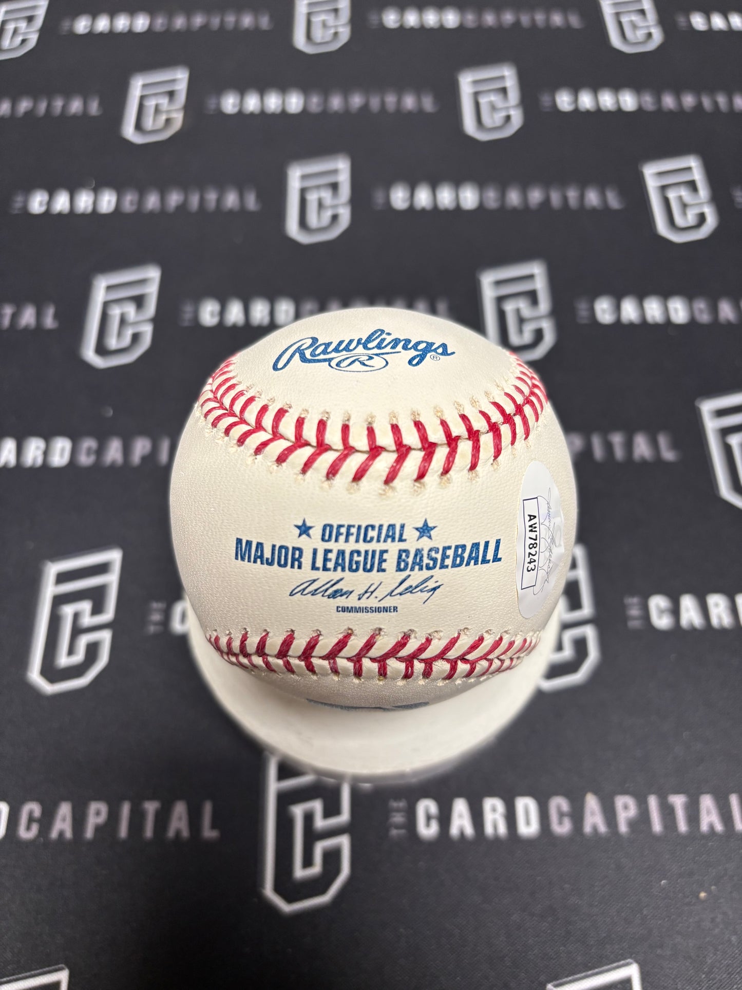 David Raymond Signed Baseball JSA "The Phillie Phanatic 1980 WSC"