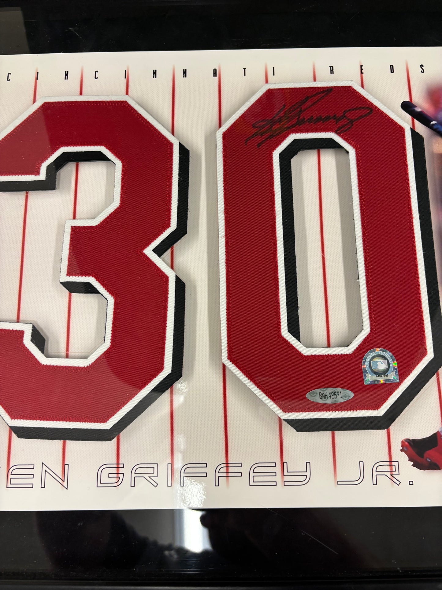 Ken Griffey Jr Signed Number Pieces UDA W/ Original COA