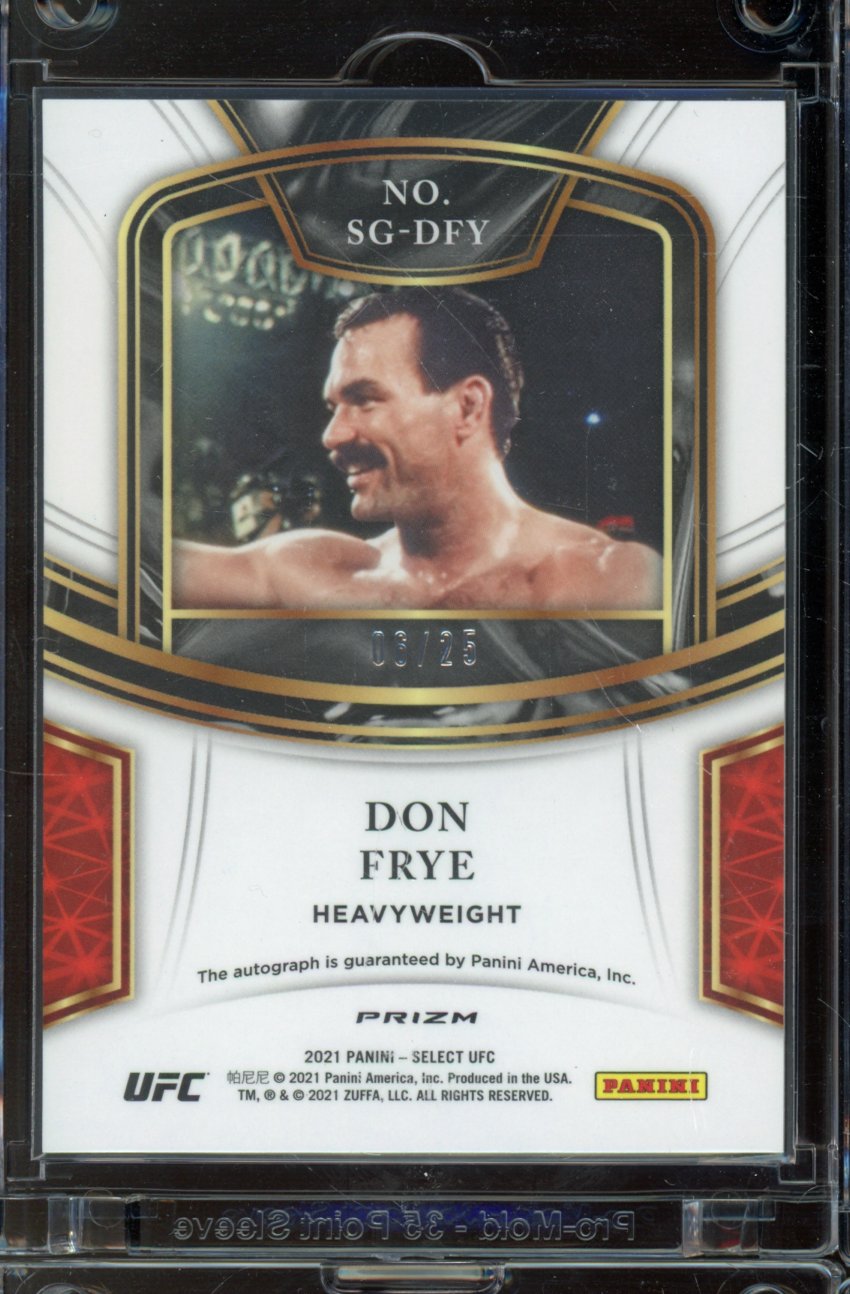 2021 Select Don Frye Tie Dye Auto /25