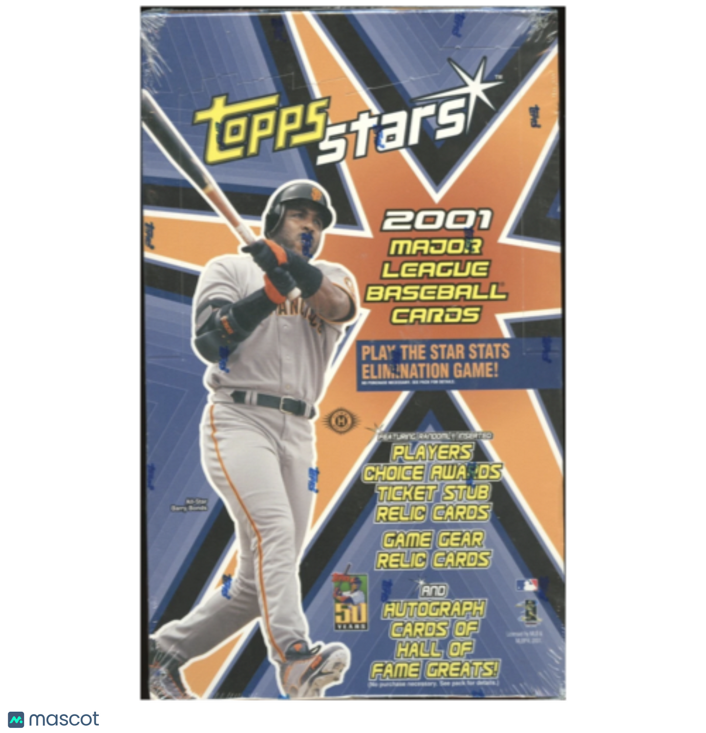 2001 Topps Stars Baseball Hobby Box