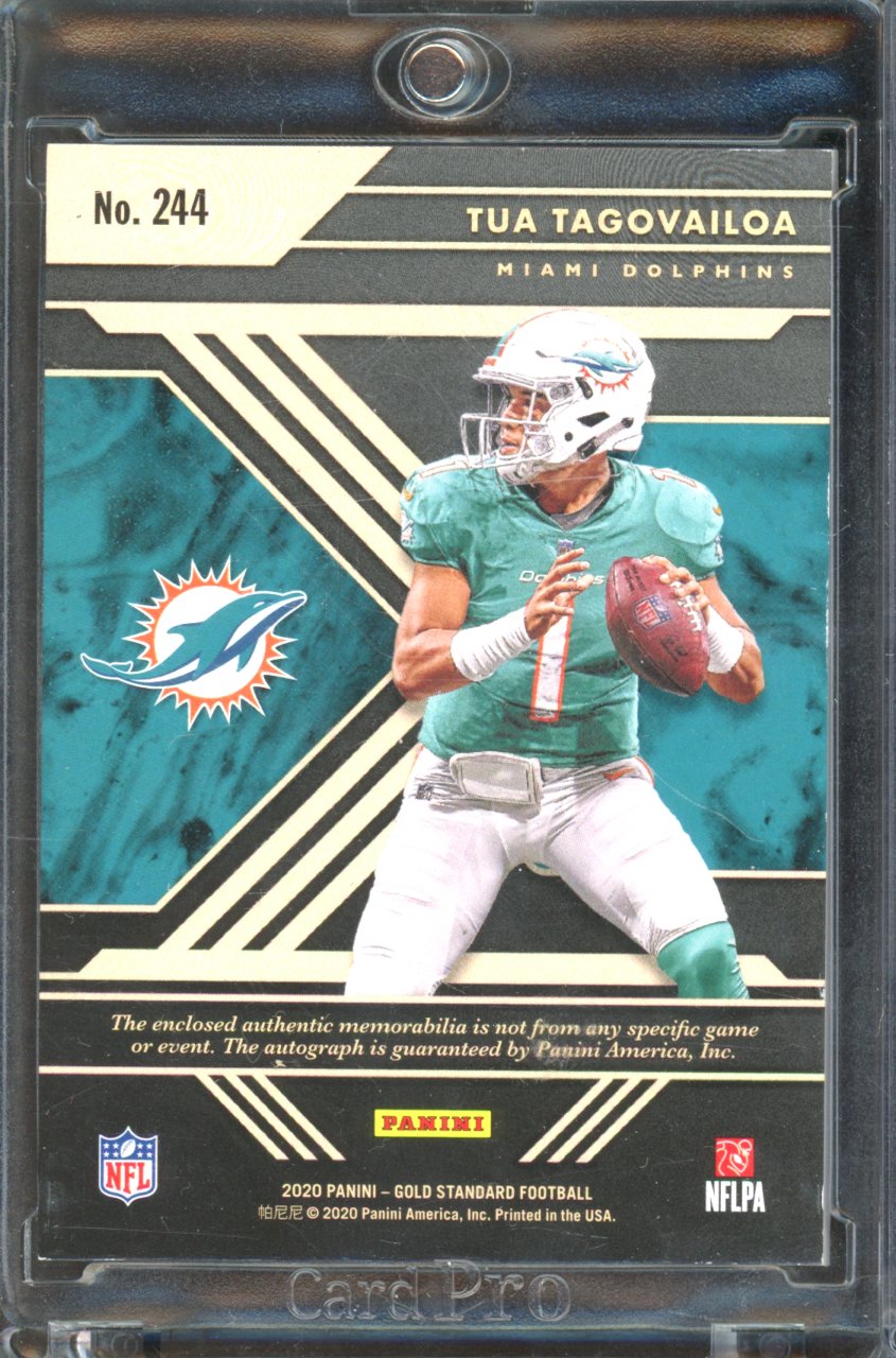 2020 Gold Standard Tua Tagovailoa Rookie Patch Auto 22/22