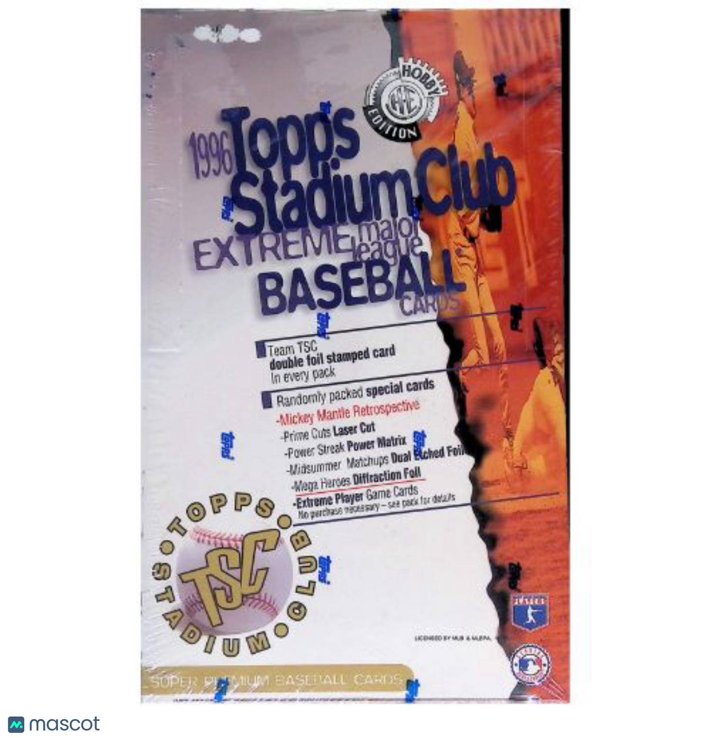 1996 Topps Stadium Club Extreme Series 1 Baseball Hobby Box