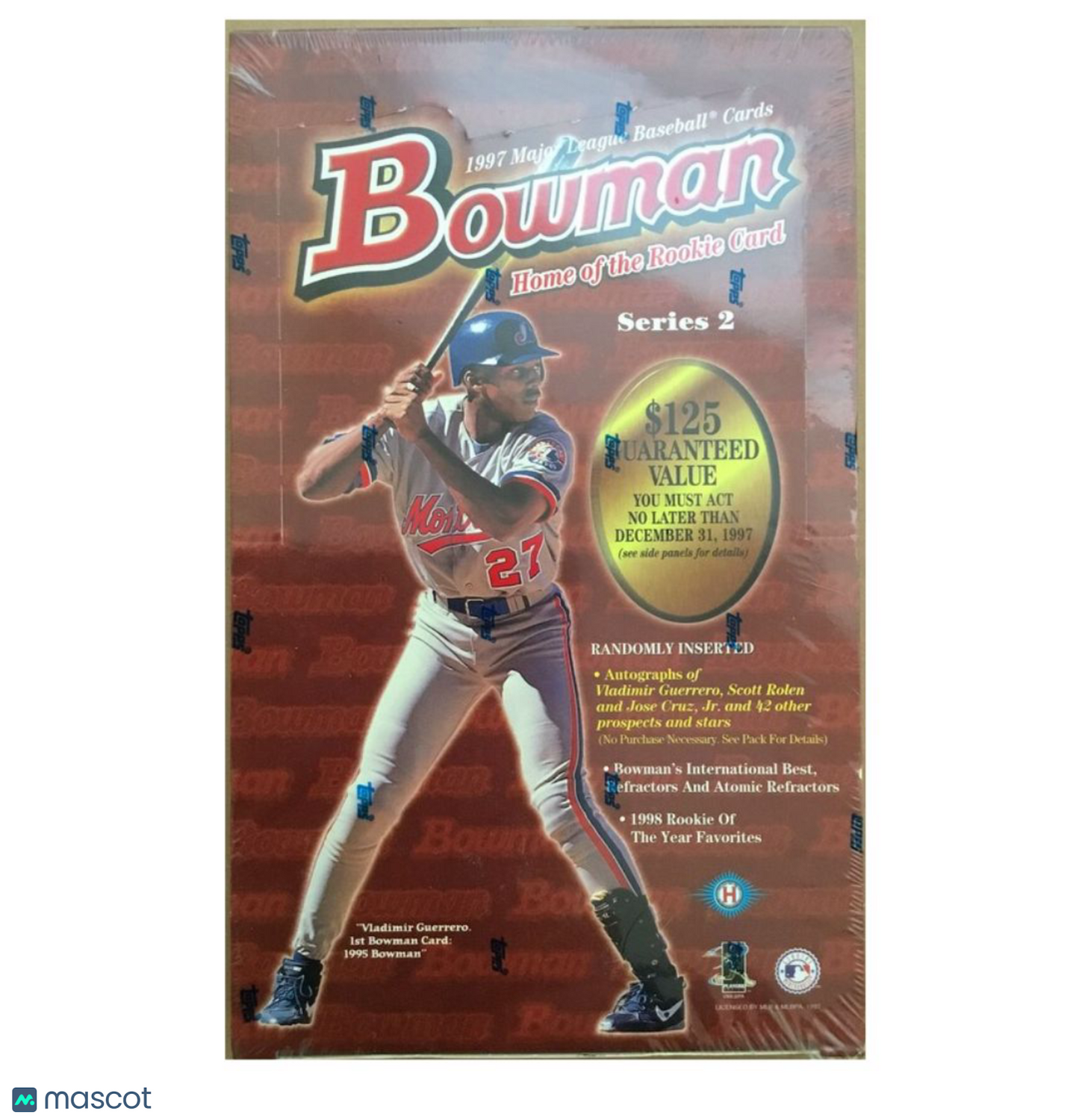 1997 Bowman Series 2 Baseball Hobby Box