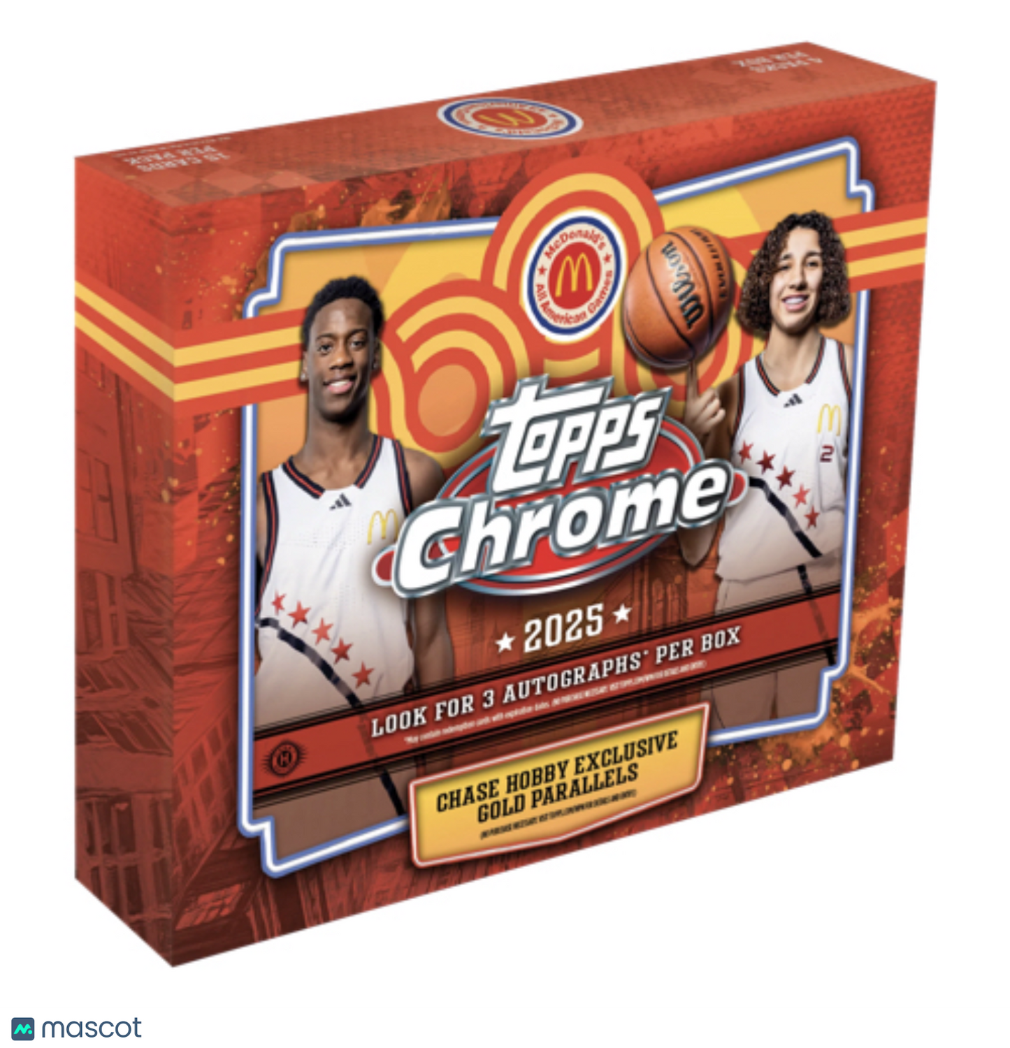 PRE ORDER 2025 Topps Chrome McDonald’s Basketball Hobby Box