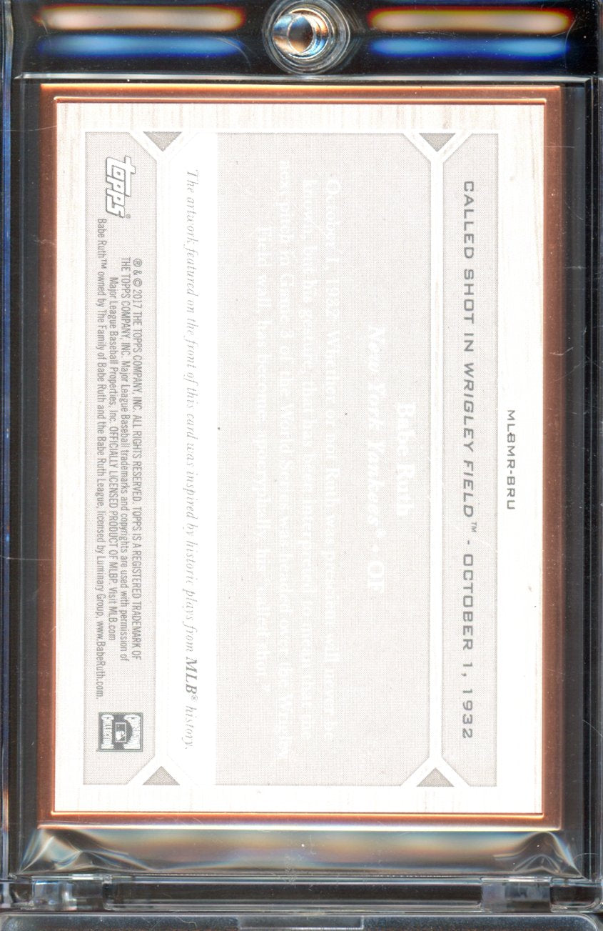 2017 Transcendent Babe Ruth Moments Called Shot /87