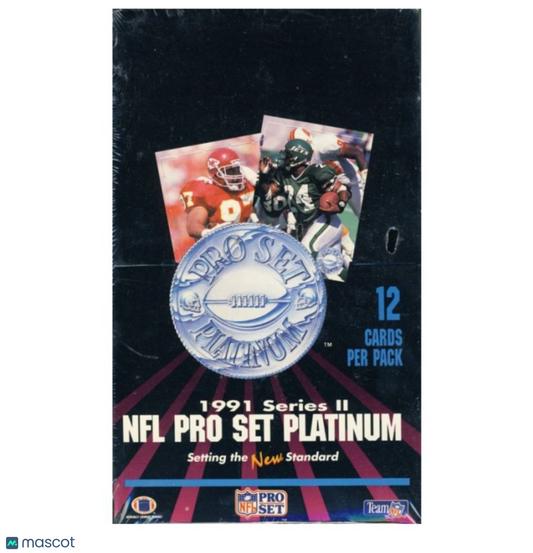 1991 NFL Pro Set Platinum Series 2 Box