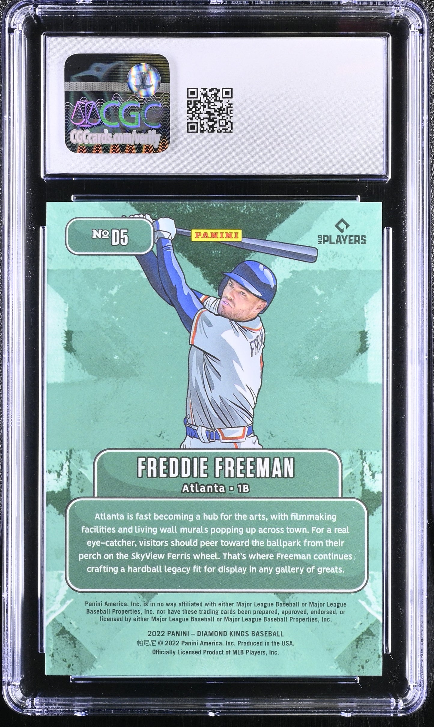 2022 Diamond Kings Freddie Freeman Downtown CSG 9 SSP
