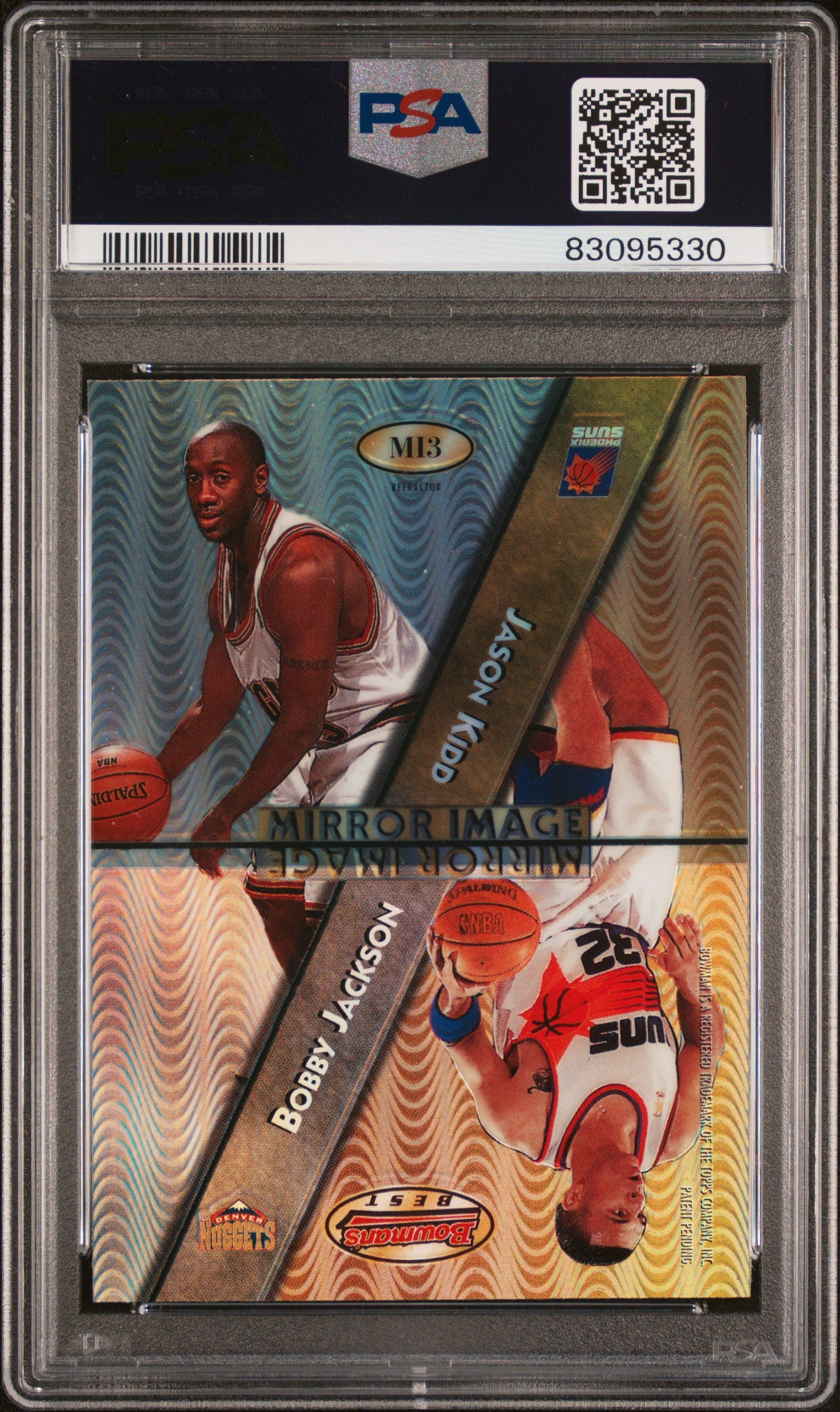 1997 Bowmans Best Iverson Kidd Jackson Hardaway Mirror Image Refractor PSA 10
