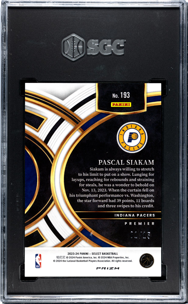 2023-24 Select Pascal Siakam Pulsar /15 SGC 10