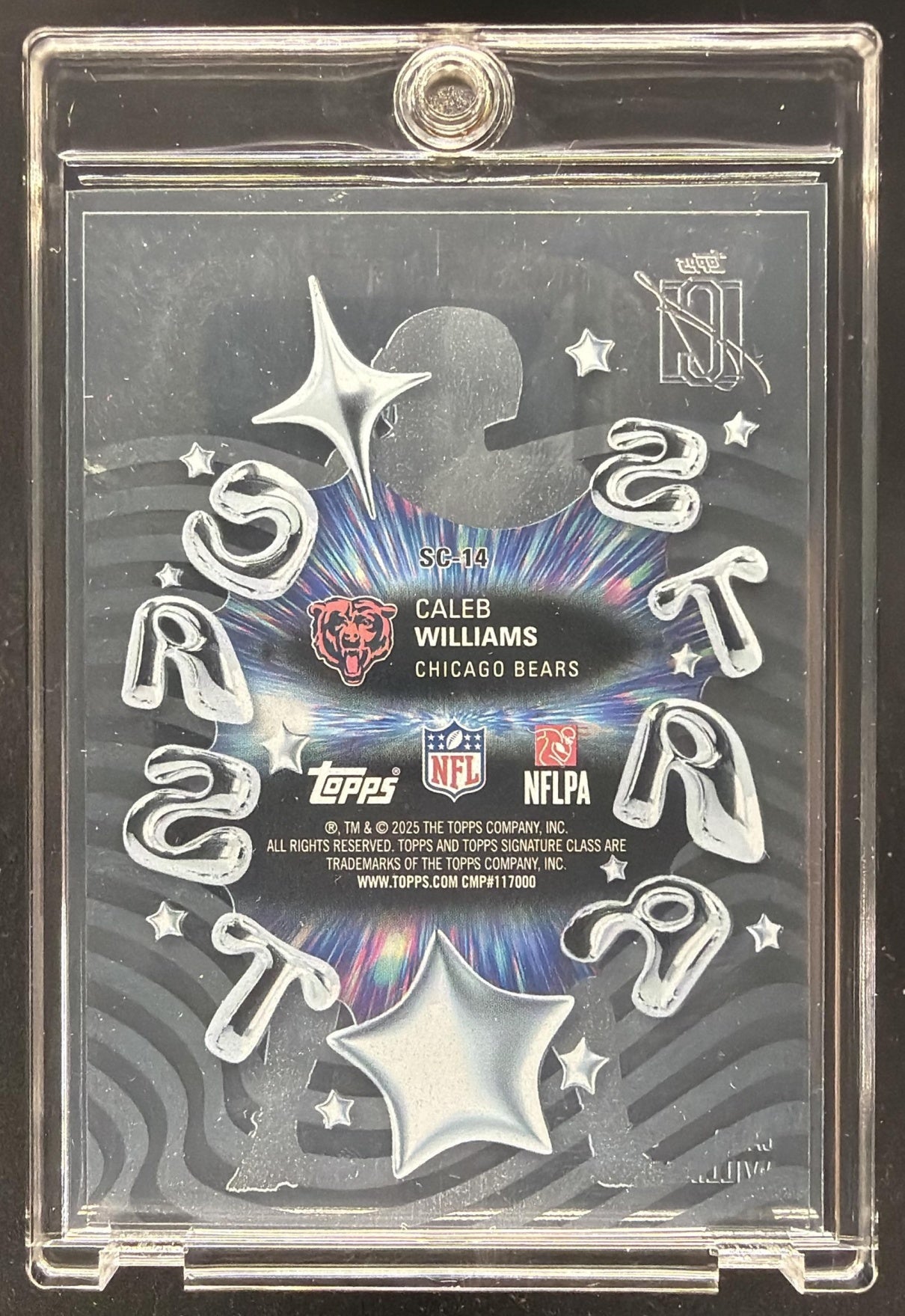 2025 Topps Signature Class Caleb Williams #SC-14 Star Cast SP