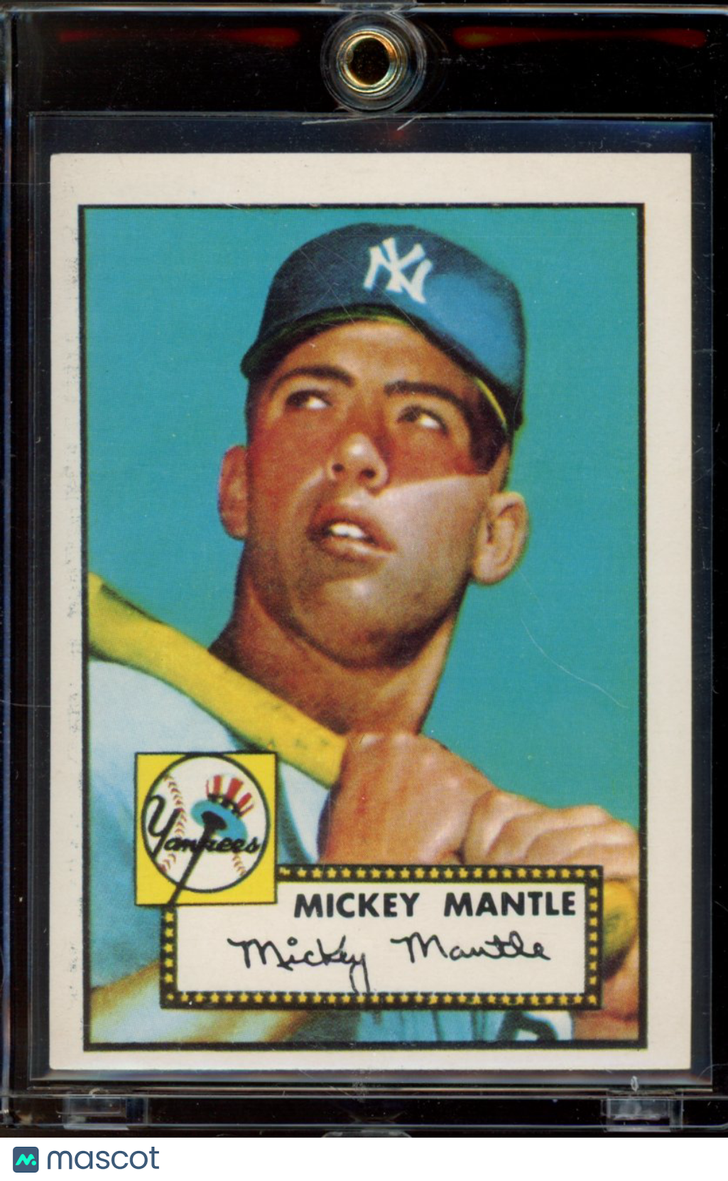 1983 Topps Mickey Mantle 1952 Reprint Rookie