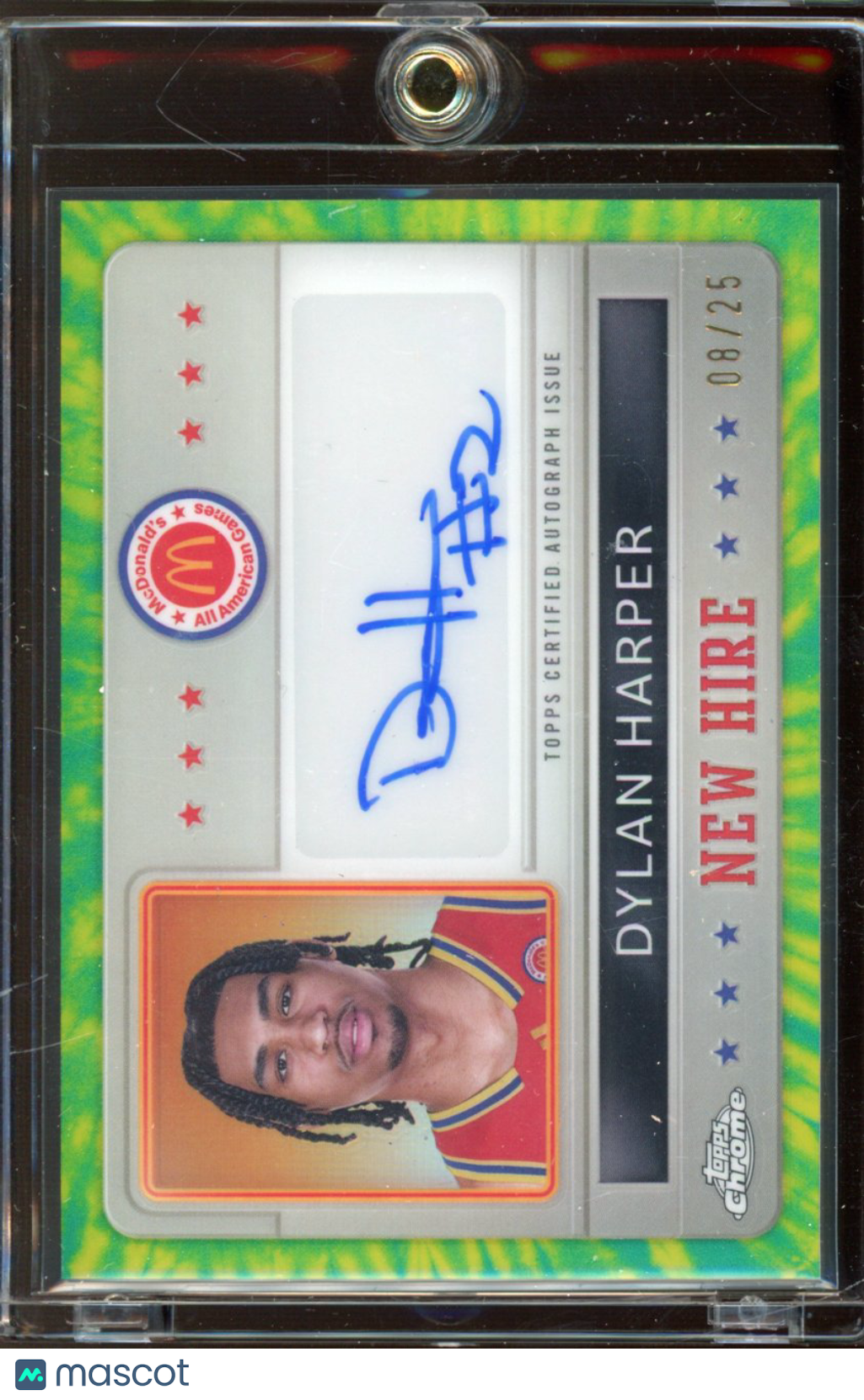 2024 Topps Mcdonalds Dylan Harper New Hire Auto /25