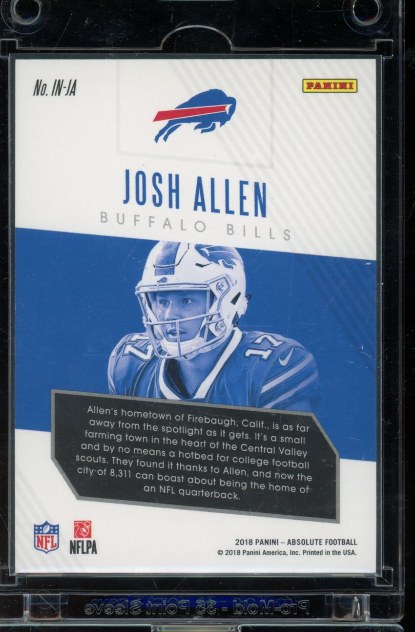 2018 Absolute Josh Allen Rookie Introductions