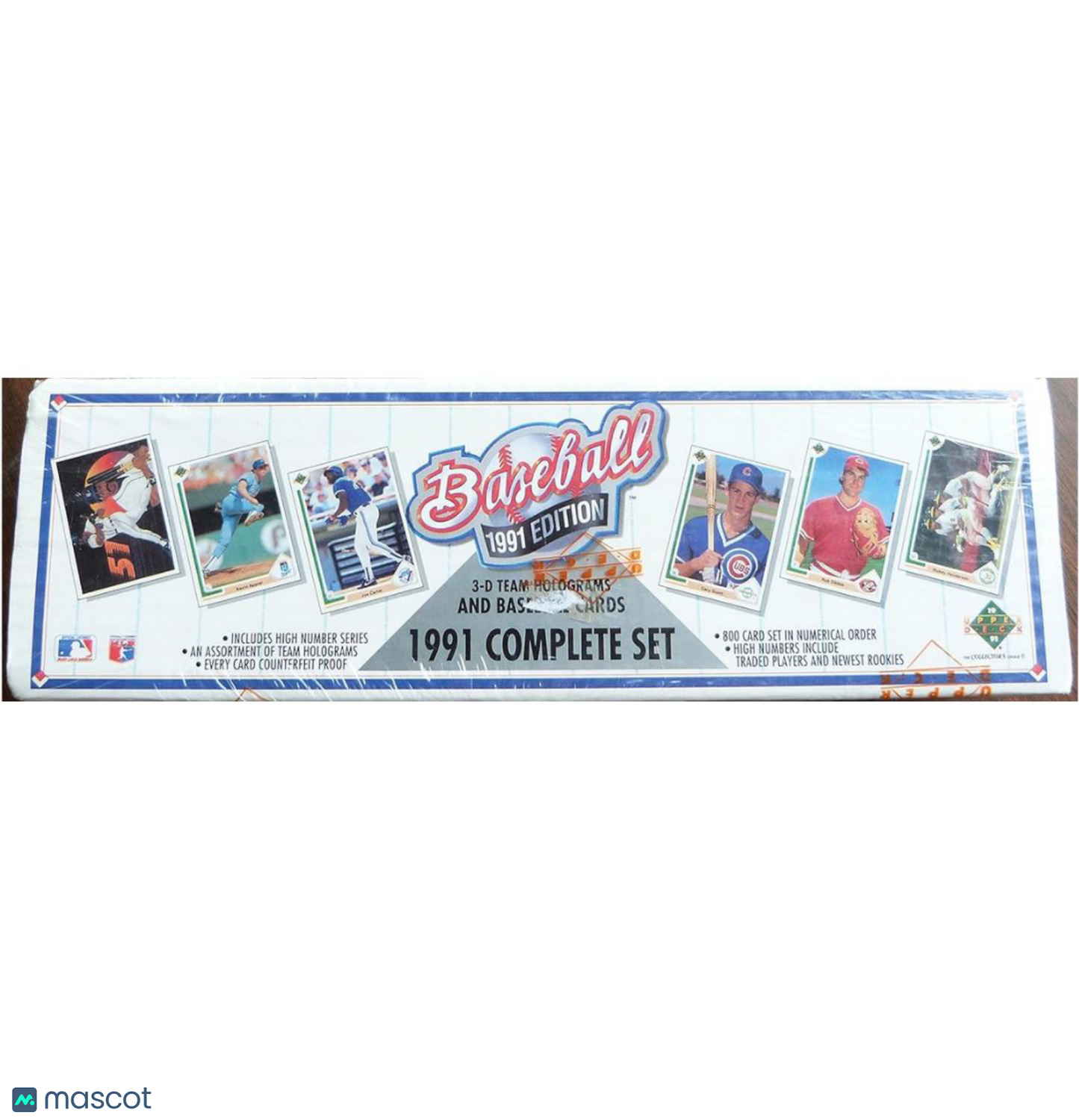 1991 Upper Deck Baseball Cards Complete Factory Set