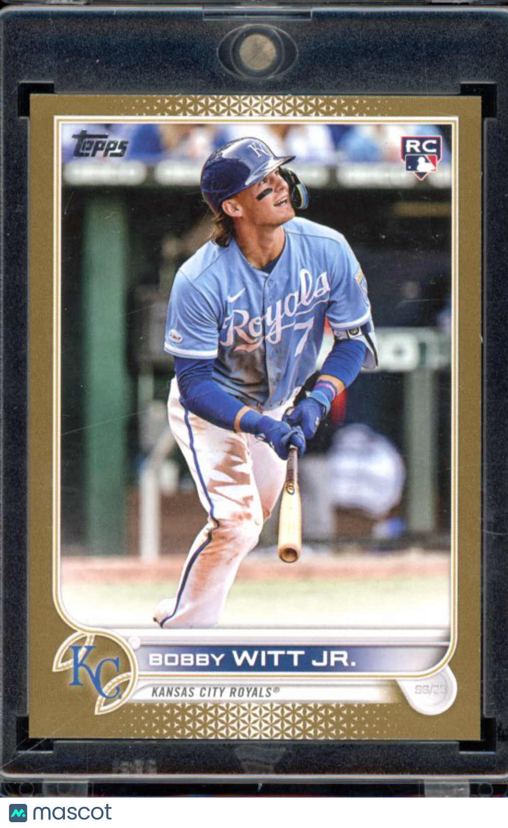 2022 Topps Update Bobby Witt Gold Rookie /2022 US100