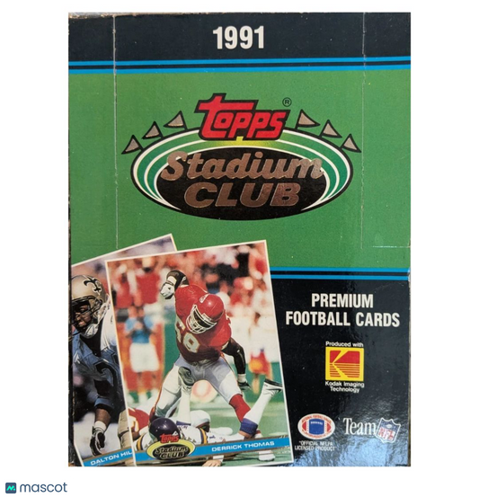 1991 Topps Stadium Club Football Box