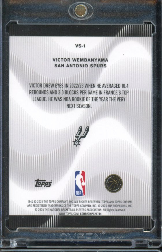 2025-26 Topps Chrome Victor Wembanyama Voices Gold /50