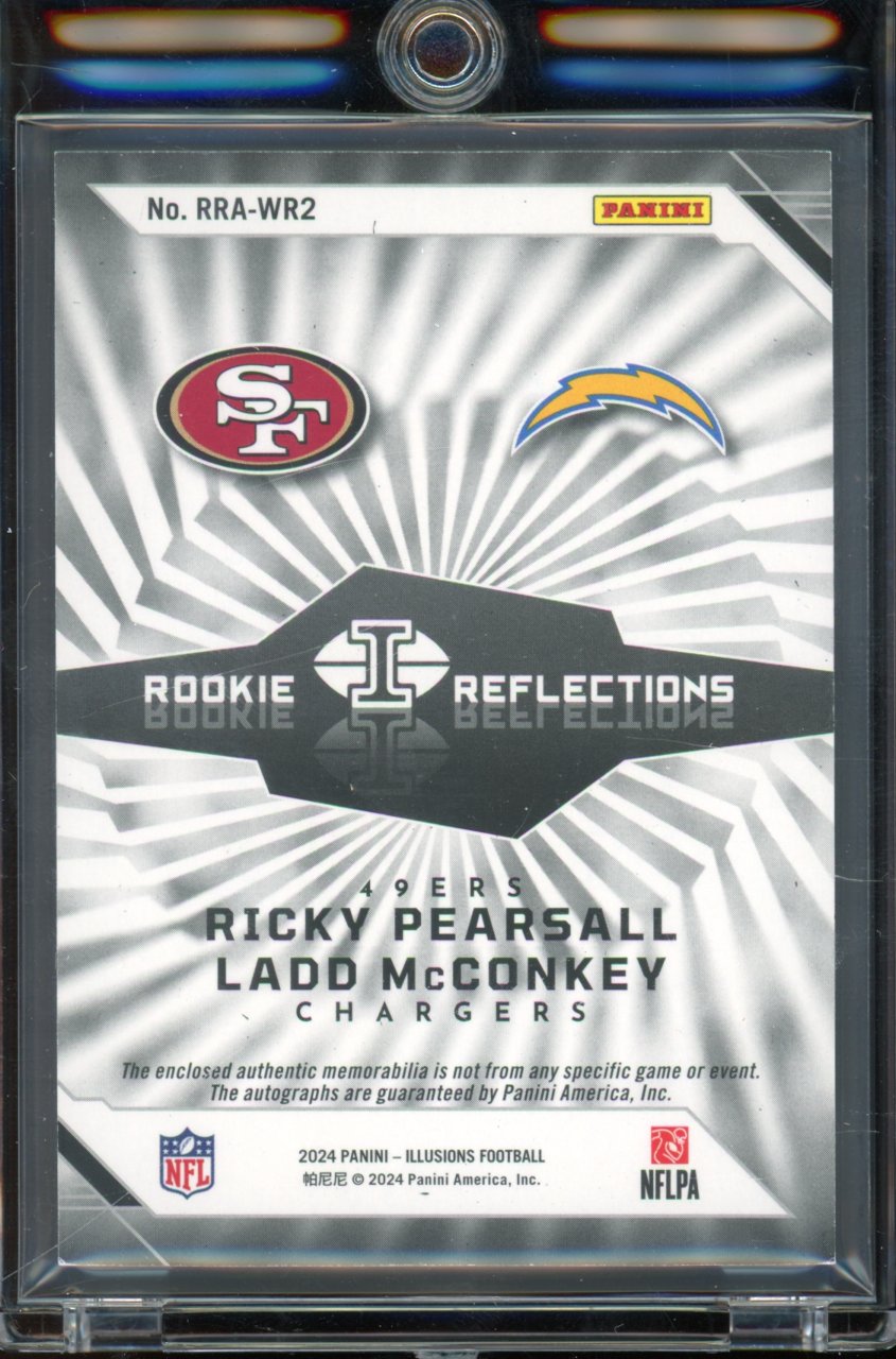 2024 Illusions Ricky Pearsall Ladd Mcconkey Dual Patch Auto /199