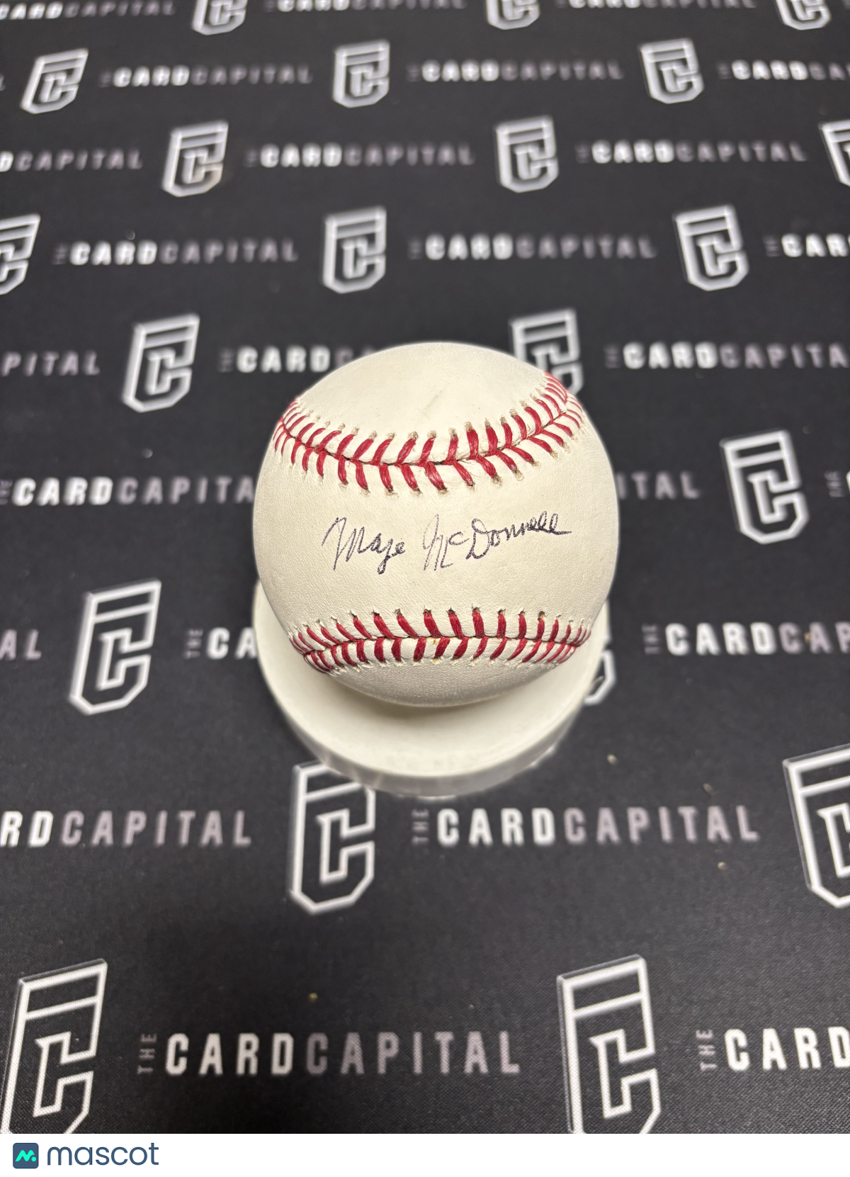 Bob Mage McDonnell Signed Official Major League Baseball JSA