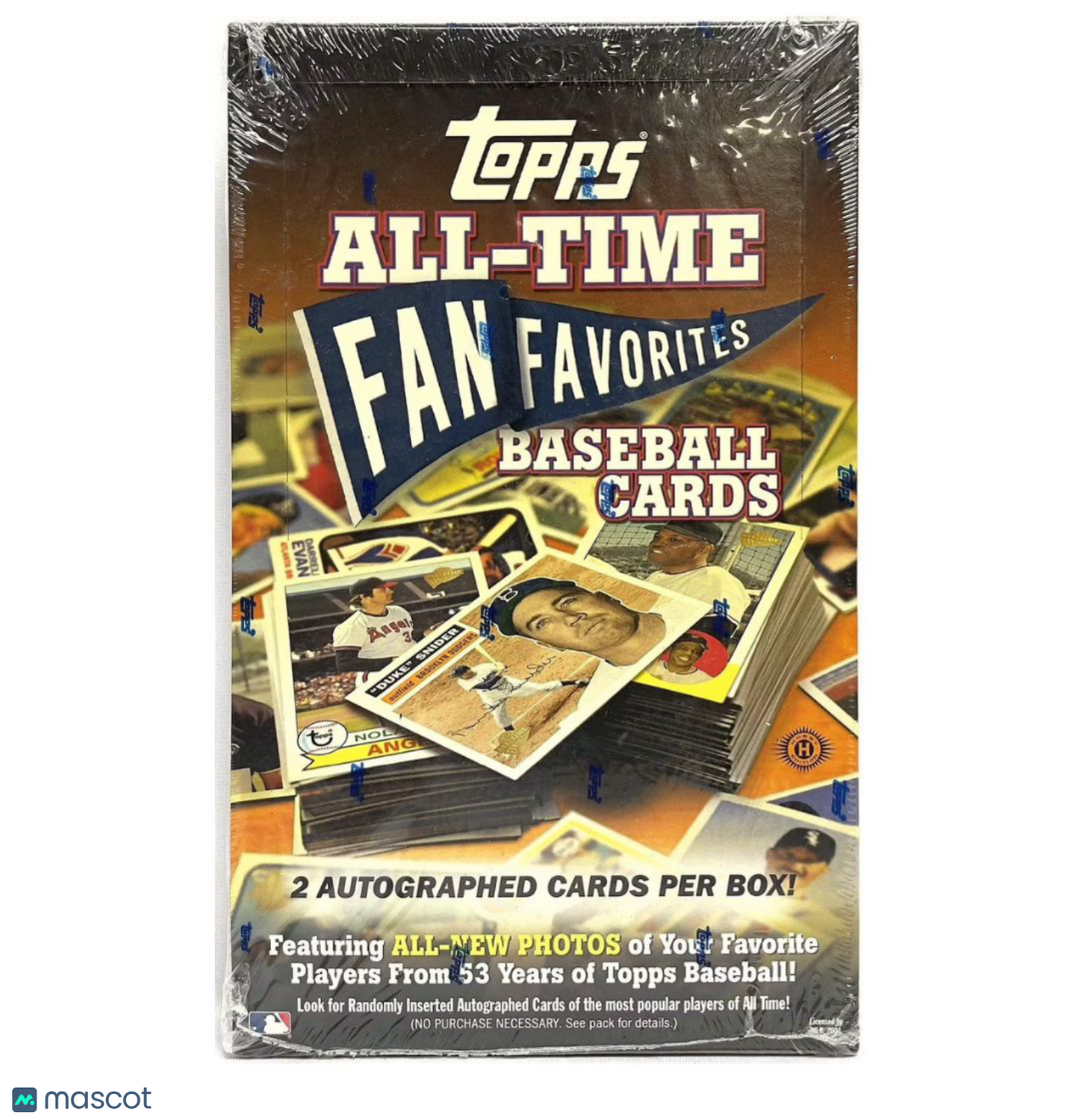 2004 Topps All Time Fan Favorites Baseball Hobby Box