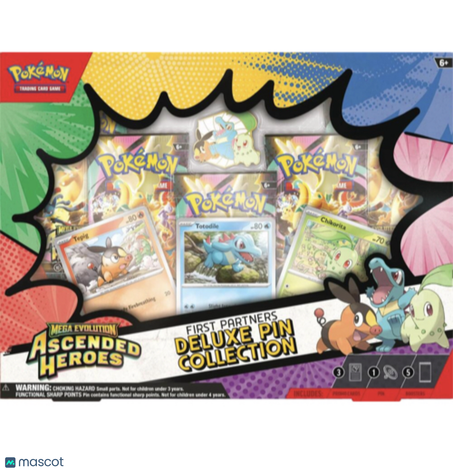 Ascended Heroes First Partners Deluxe Pin Collection