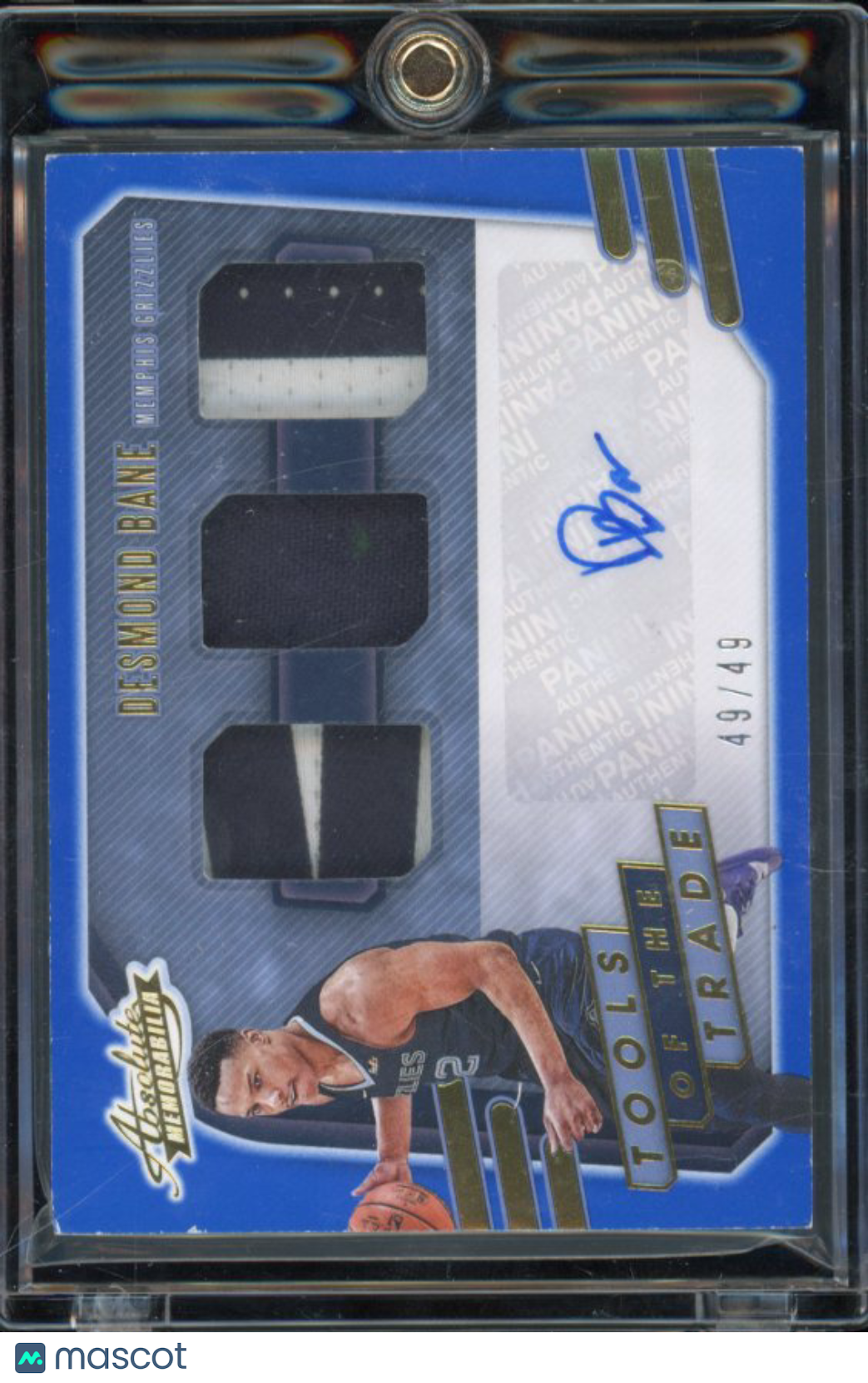 2020-21 Absolute Desmond Bane Patch Auto /49