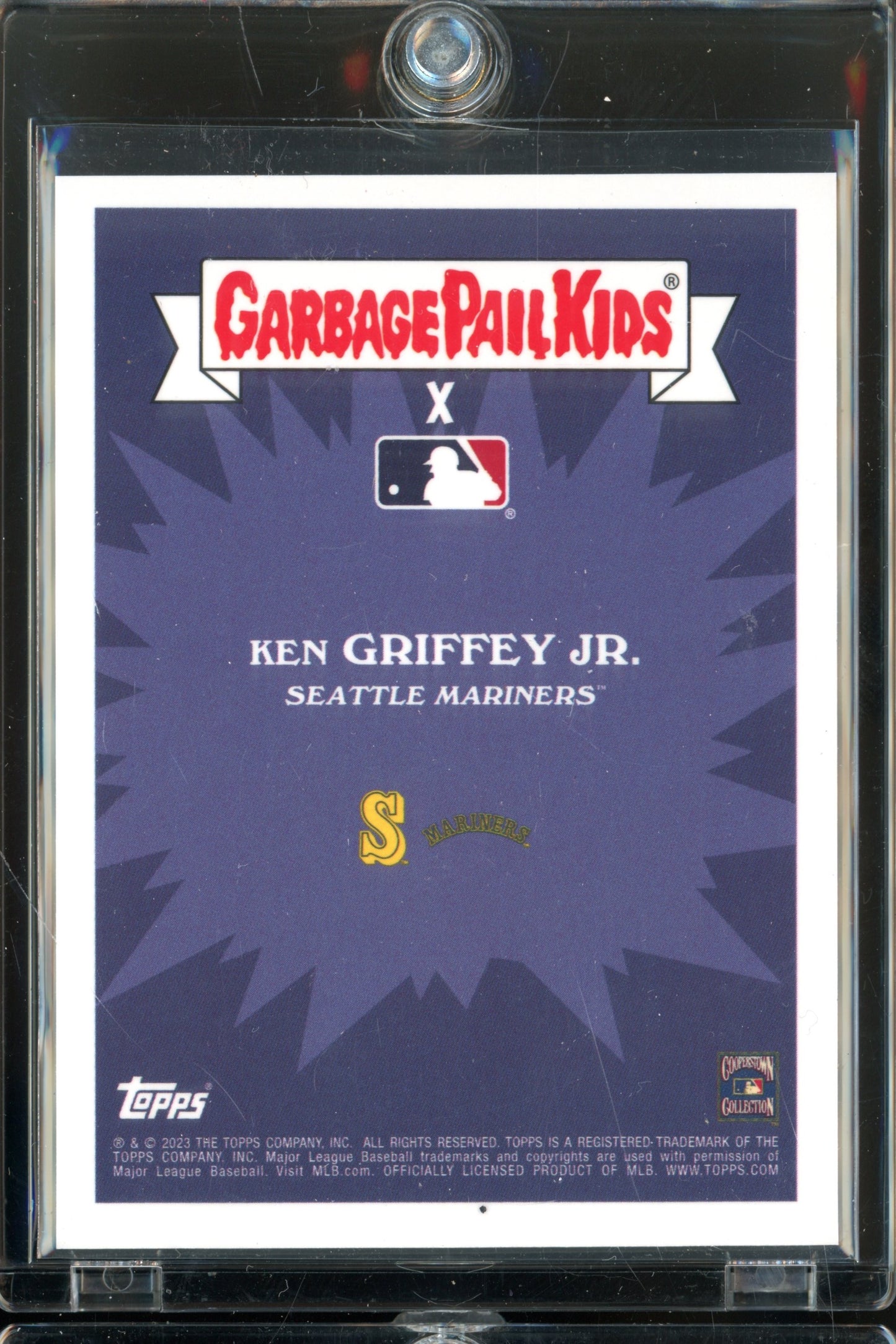 2023 MLB x Garbage Pail Kids Kid Ken Ken Griffey Jr. Pink Foil /99