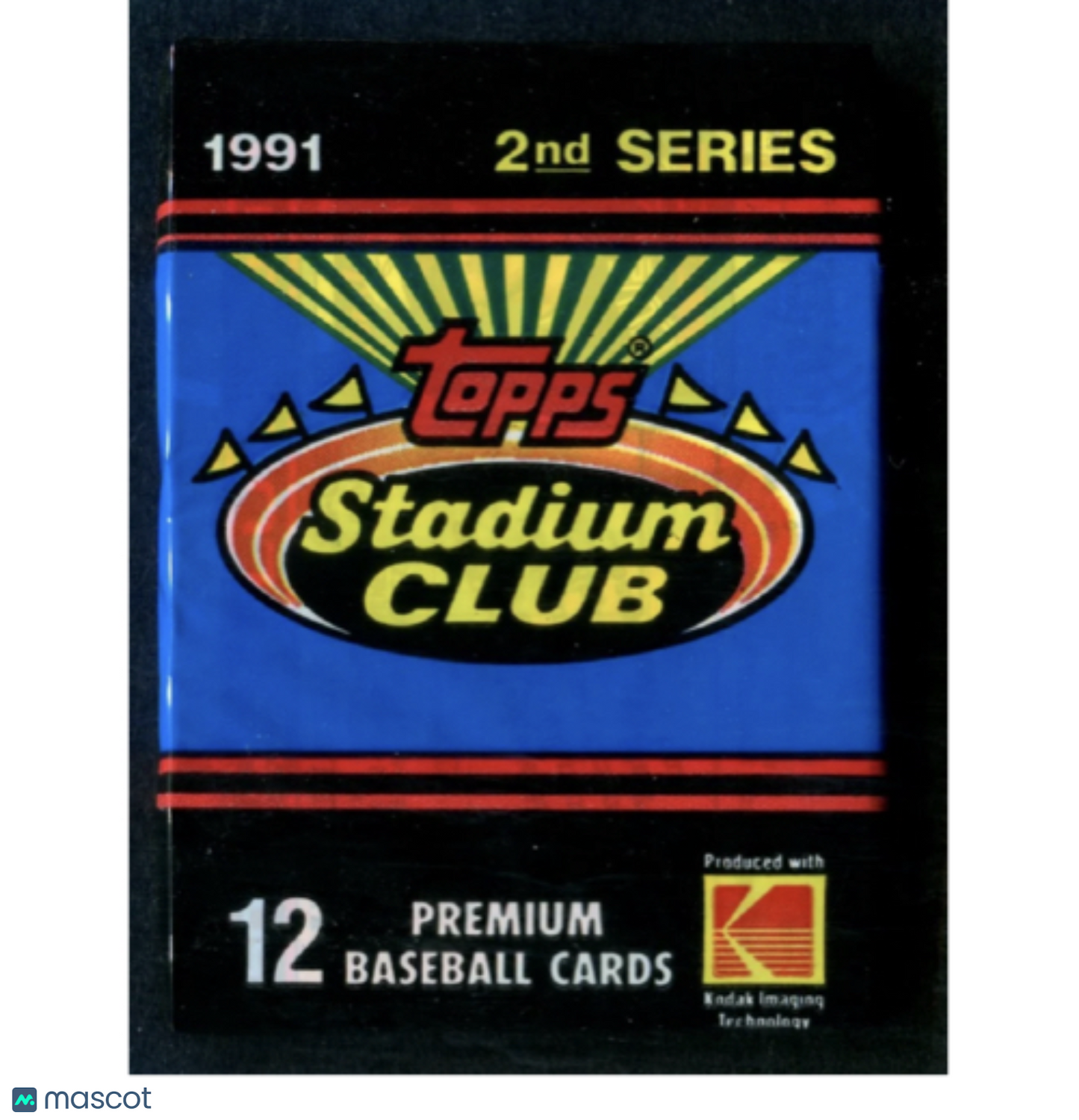 1991 Topps Stadium Club Baseball Series 2 Pack