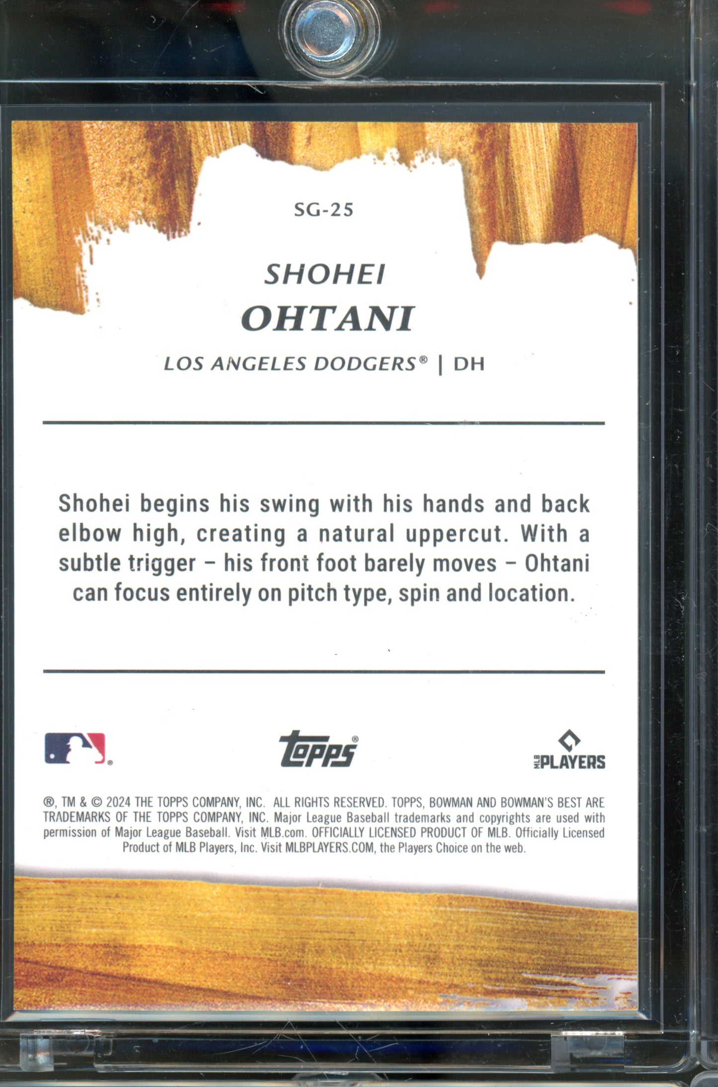 2024 Bowman Best Shohei Ohtani Strokes Of Gold