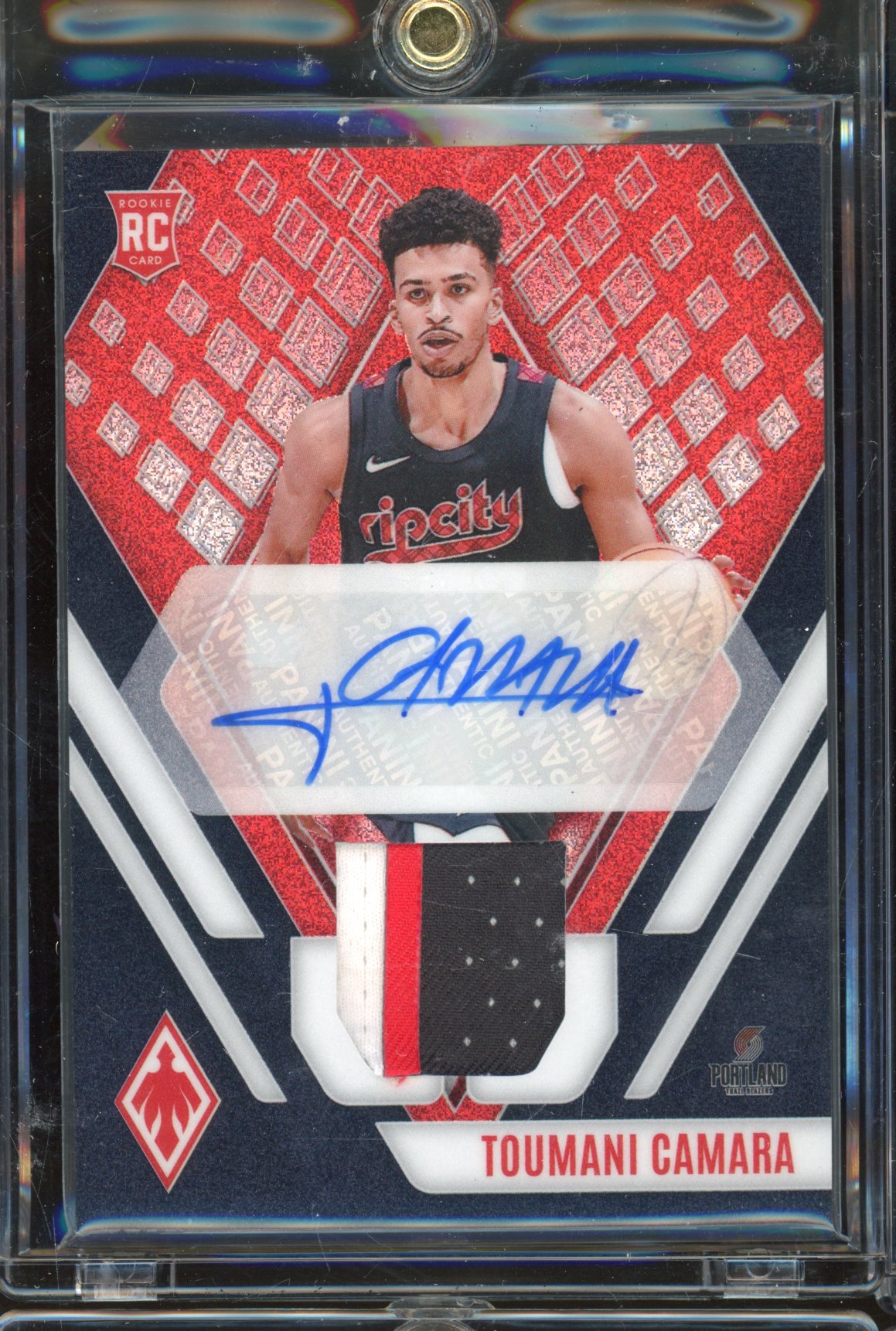 2023 Phoenix Toumani Camara Onyx FOTL Patch Auto 17/17 RC