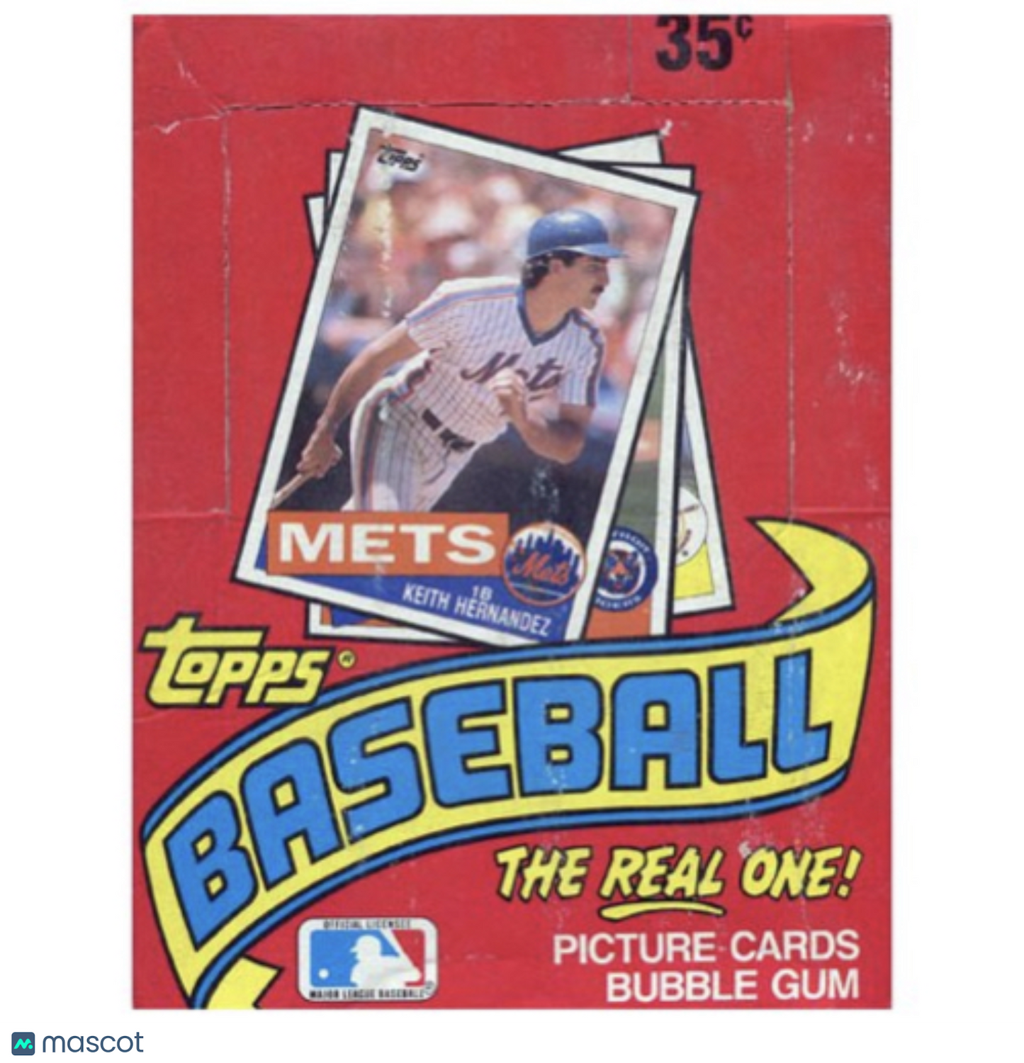 1985 Topps Baseball Wax Box