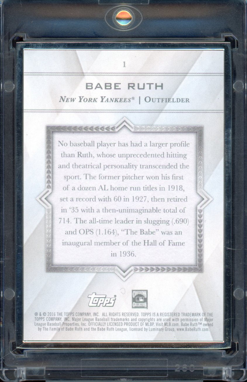 2016 Transcendent Babe Ruth /65 #1