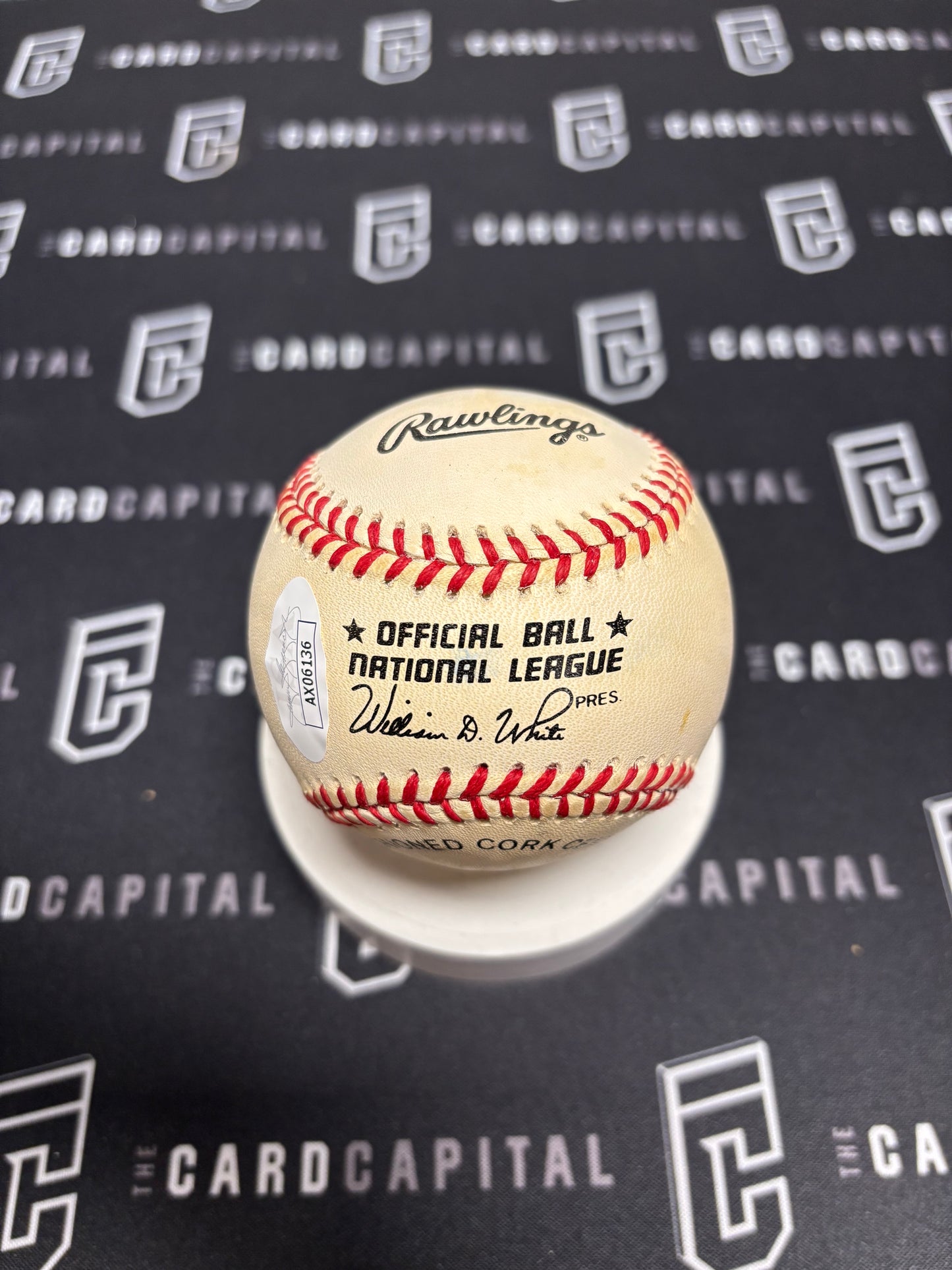 Ralph Kiner SIgned Official Major League Baseball JSA "HOF 1975"