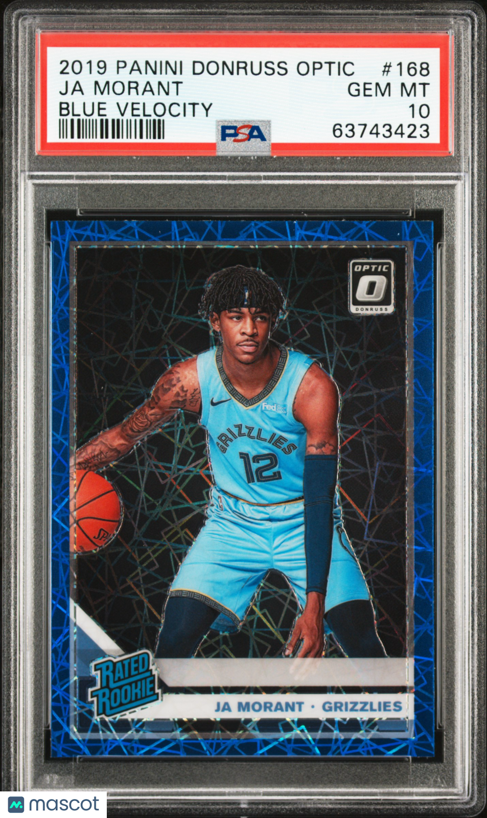 Optic RC PSA 10 Ja Morant モラント ルーキー NBA 2024-25 Donruss Optic Basketball Ja Morant Mythical Prizm