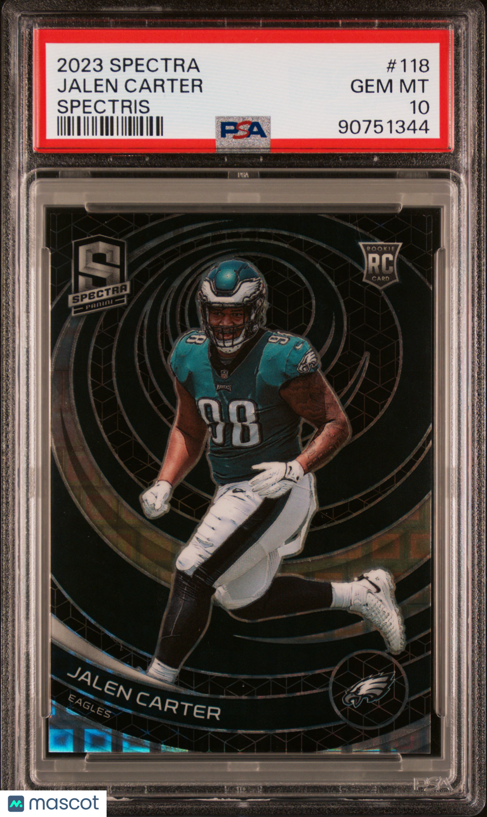 2023 Spectra Jalen Carter Spectris Rookie 30/30 PSA 10
