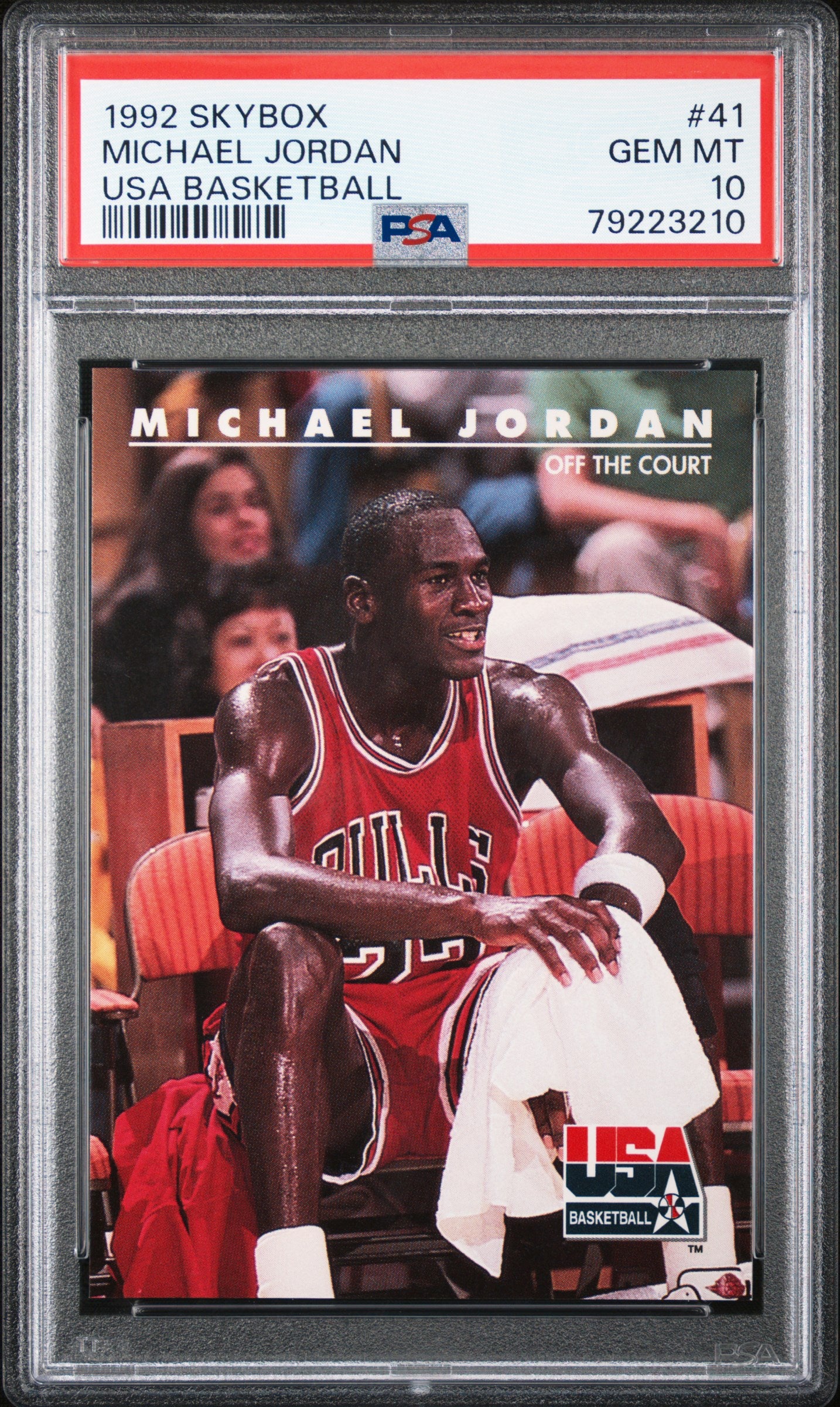 1992 Skybox Michael Jordan USA Basketball PSA 10 #41