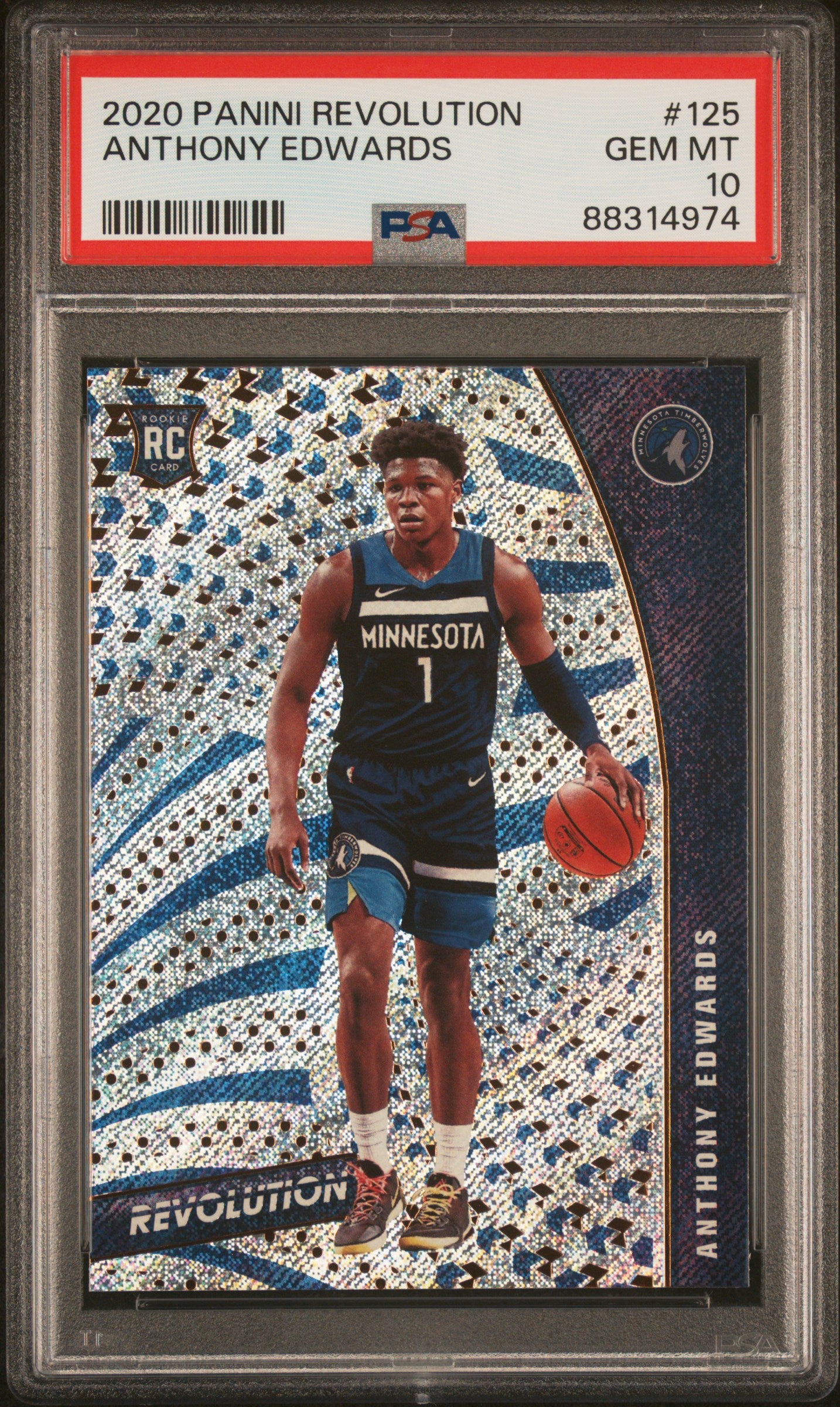 2020 Revolution Anthony Edwards PSA 10 RC