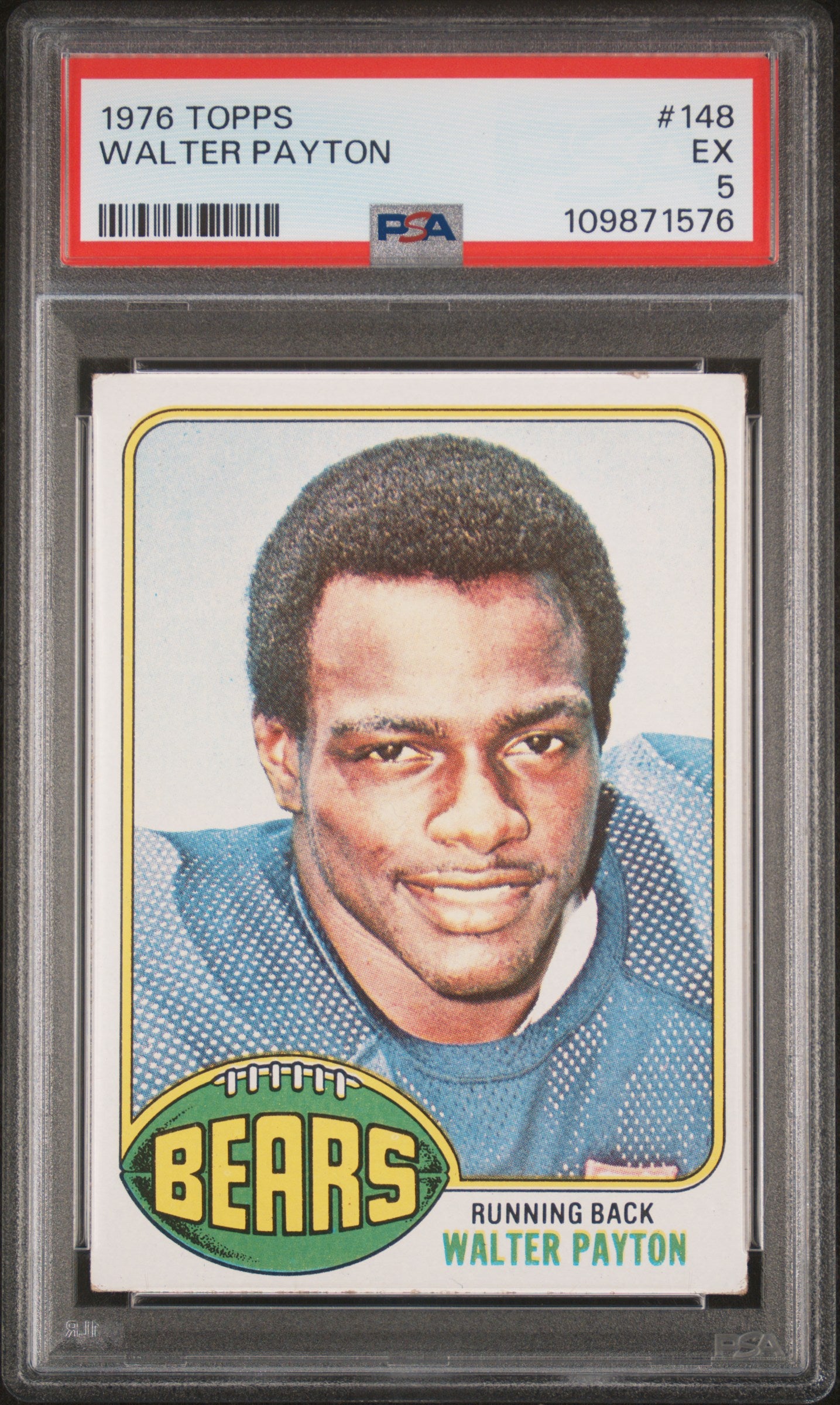 1976 Topps Walter Payton PSA 5 RC