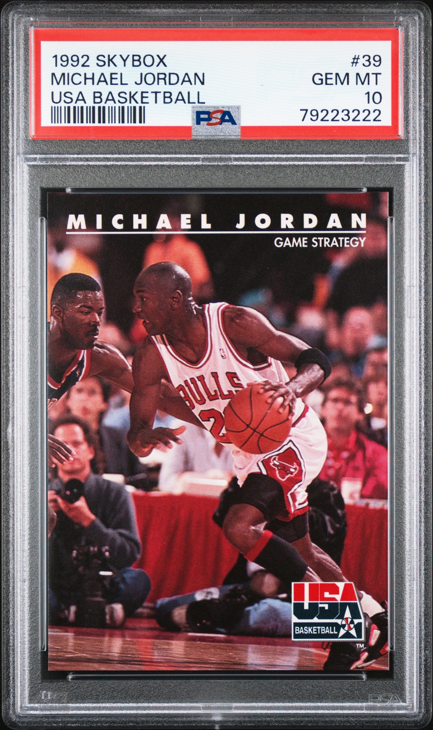 1992 Skybox Michael Jordan USA Basketball PSA 10 #39