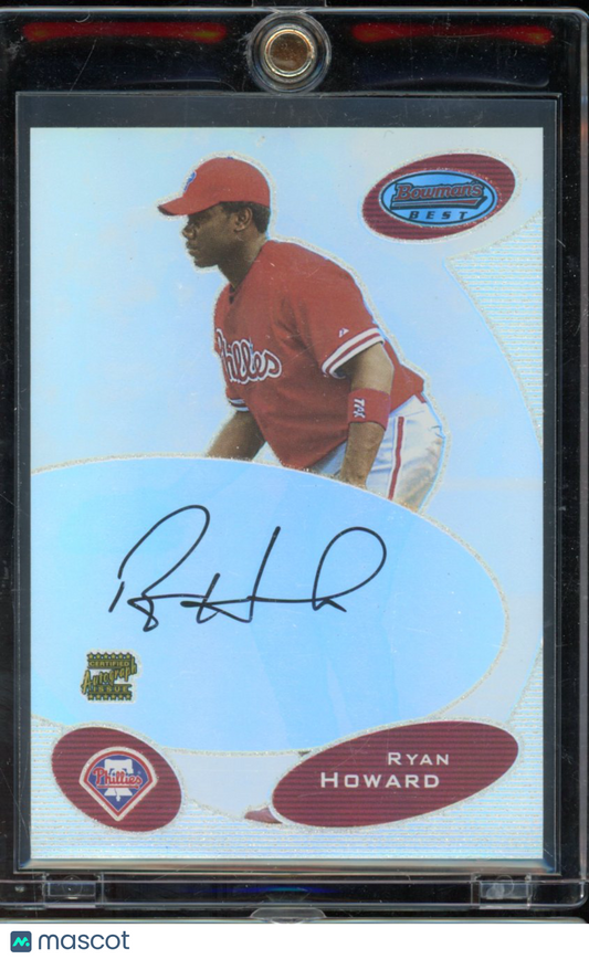 2003 Bowman's Best Ryan Howard Rookie Auto