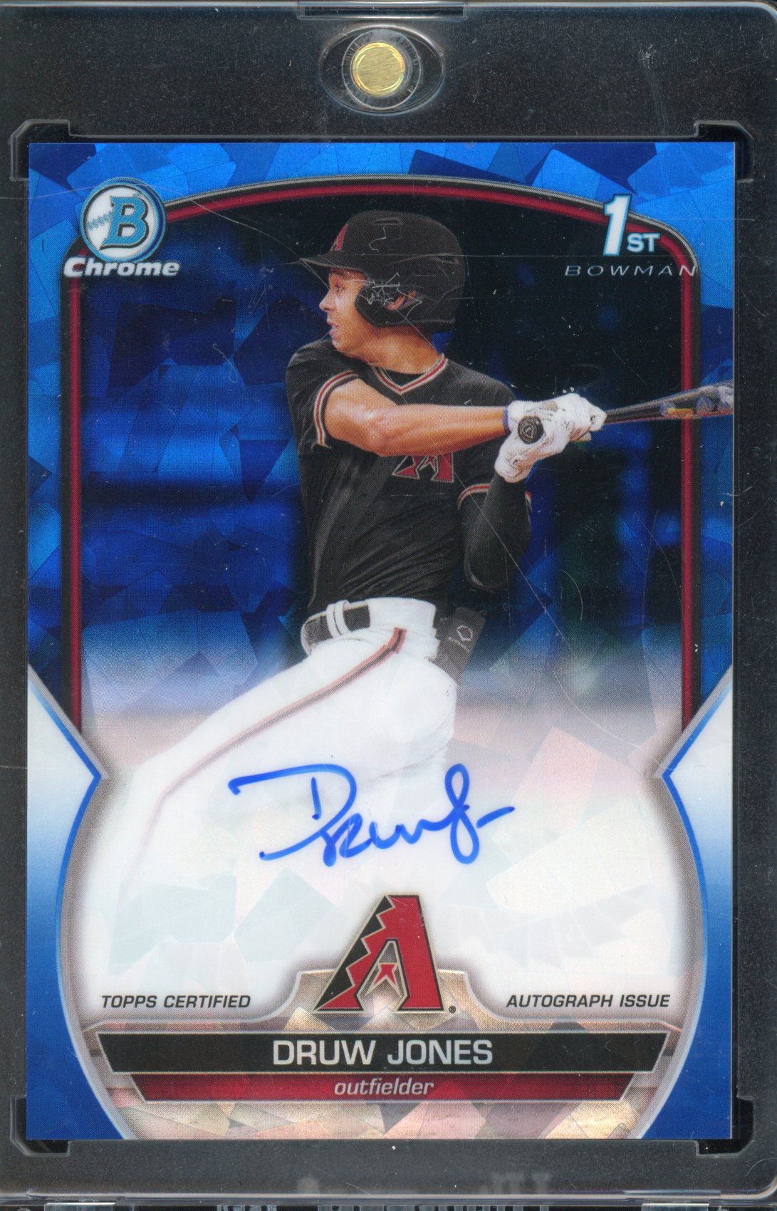 2023 Bowman Chrome Druw Jones Sapphire Auto